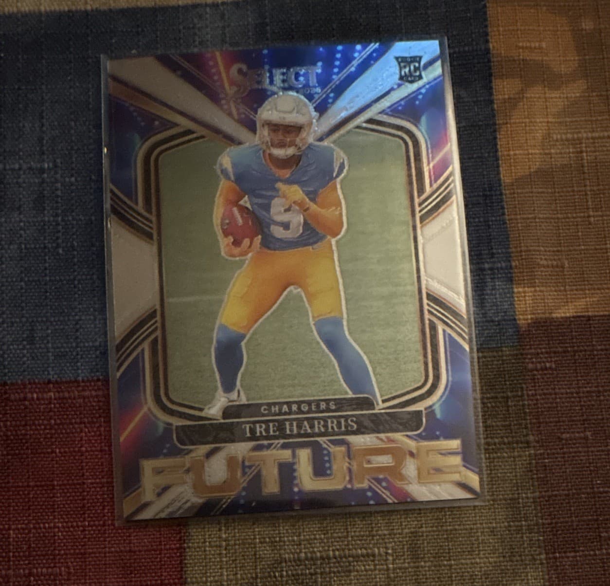 Listing photo for Panini 2025 Select Tre Harris #14 Los Angeles Chargers NFL Football Card