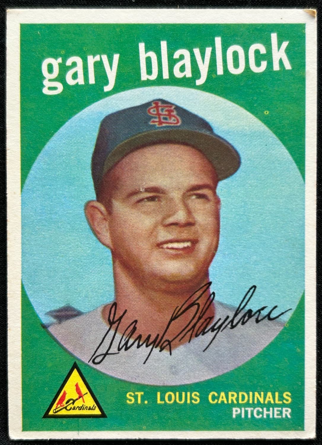 Listing photo for 1959 Topps #539 GARY BLAYLOCK St. Louis Cardinals MLB baseball card EX