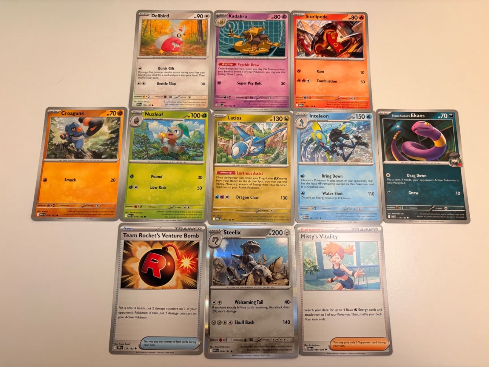 Listing photo for 11x Pokemon TCG Bulk Card Lot English Mixed Bundle Holo + Trainers LOT011