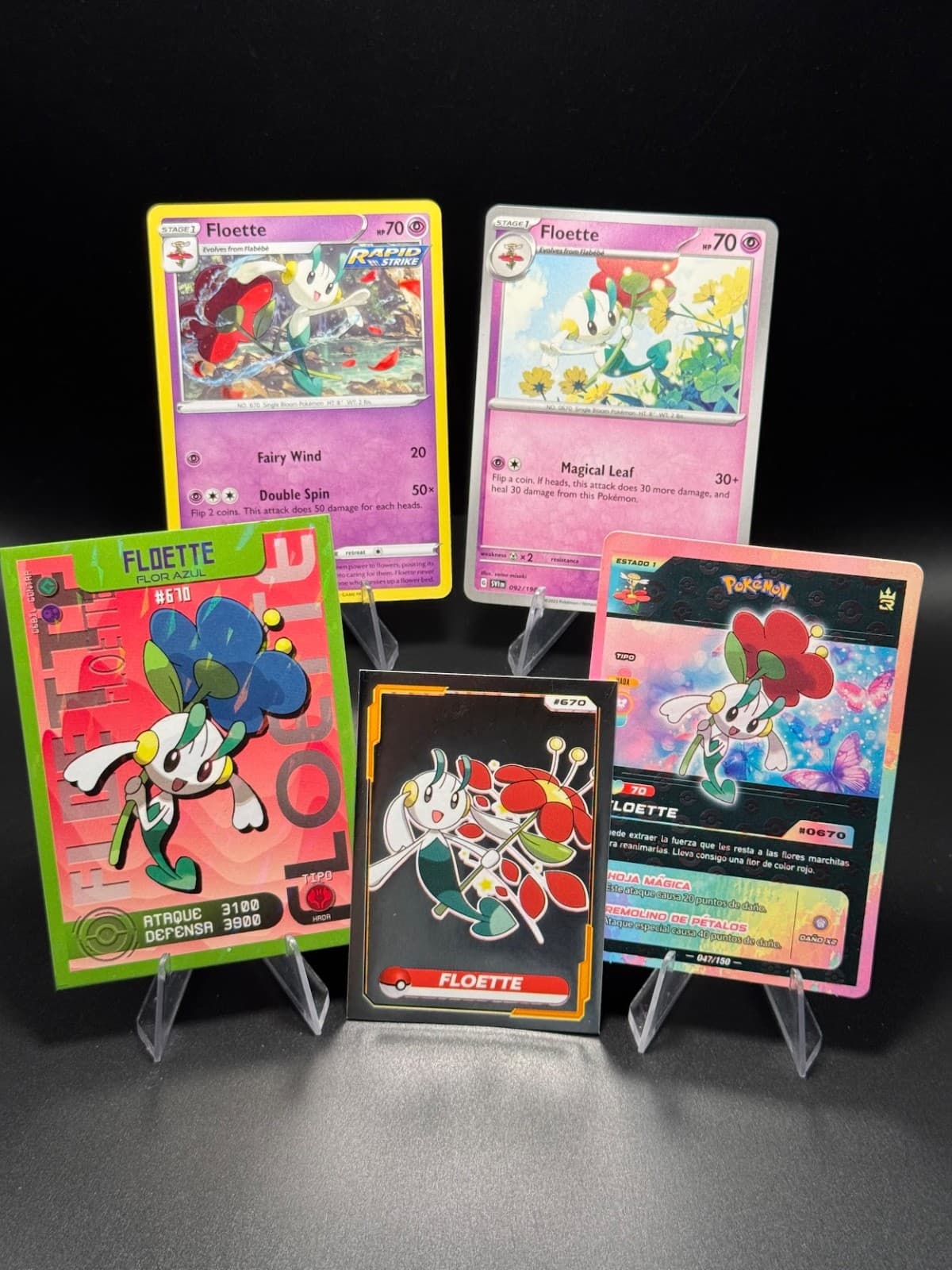 Listing photo for Pokemon Floette Set of 5 - Floette #670 Peru/NON-TCG Cards & Stickers