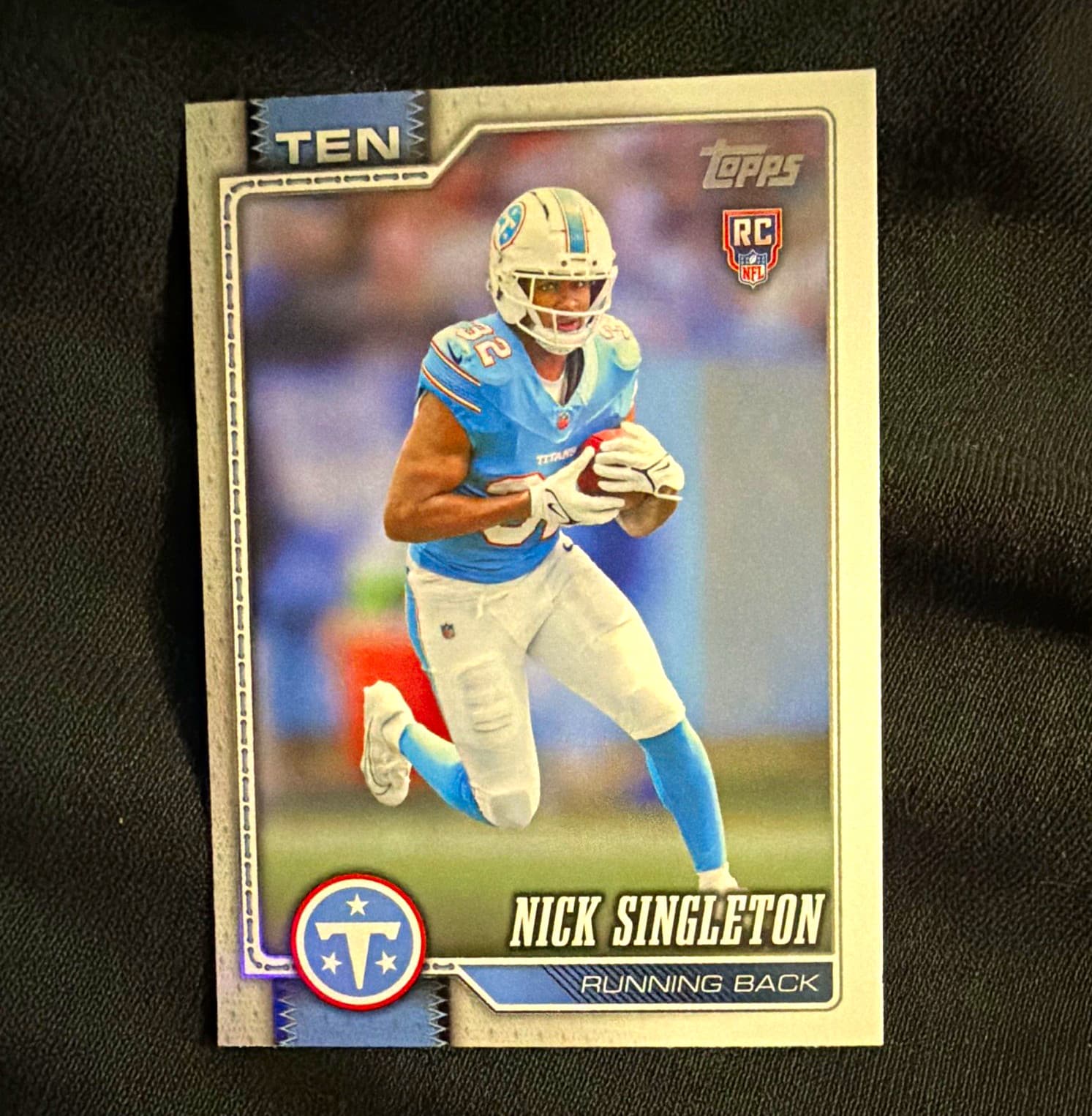 Listing photo for Topps 2026 Topps Ten Nick Singleton Tennessee Titans Rookie #314 NFL Card
