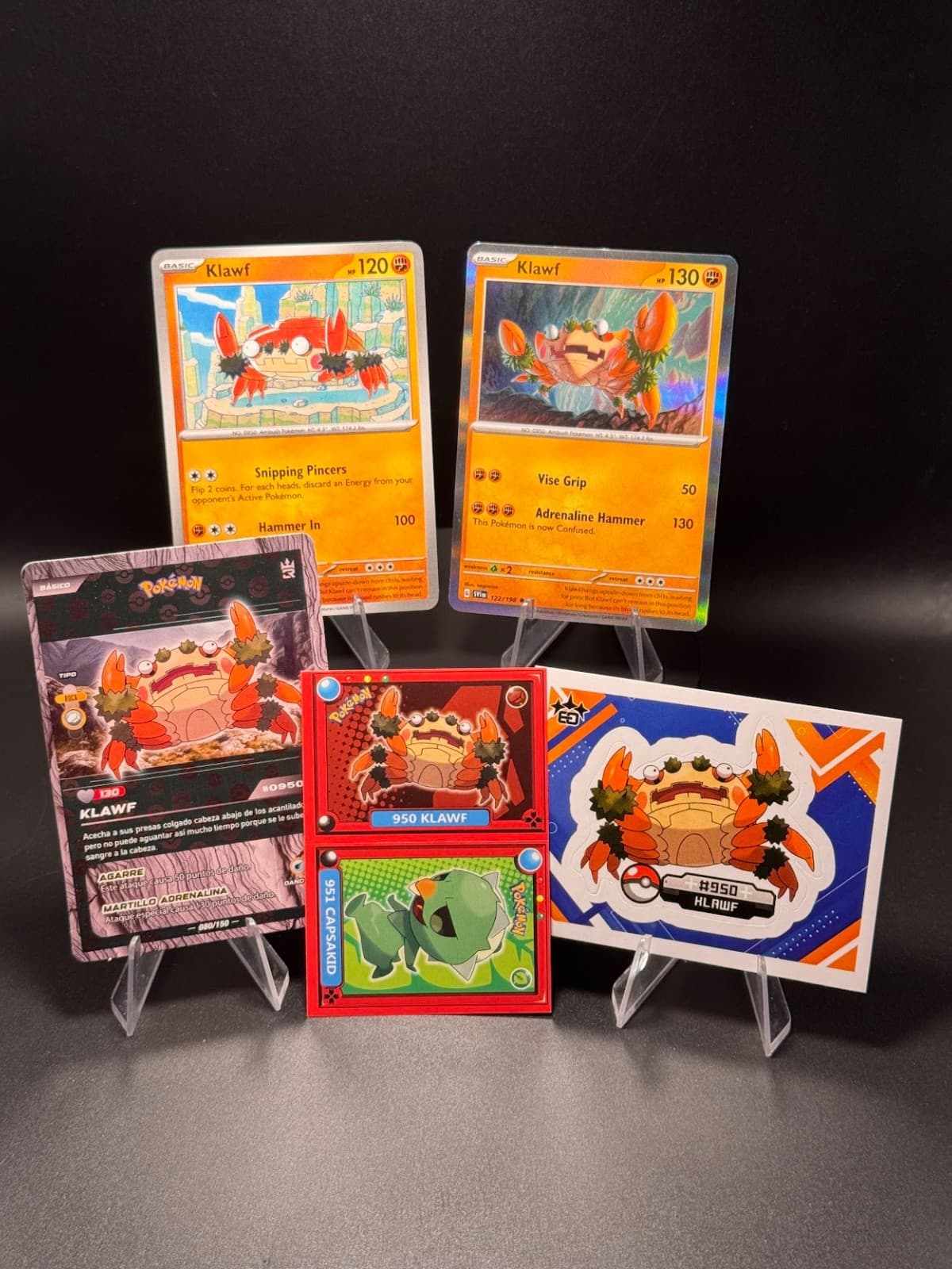 Listing photo for Pokemon Klawf Set of 5 - #950 Peru/NON-TCG Cards & Stickers