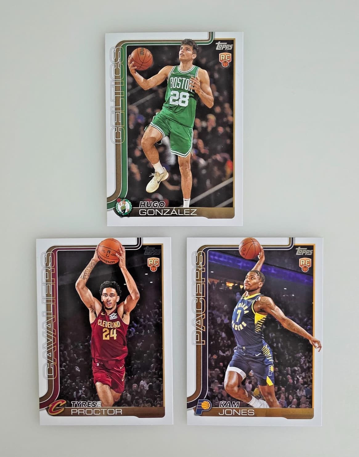 Listing photo for TOPPS ROOKIE 2025 NBA BASKETBALL CARD LOT (3 CARDS)