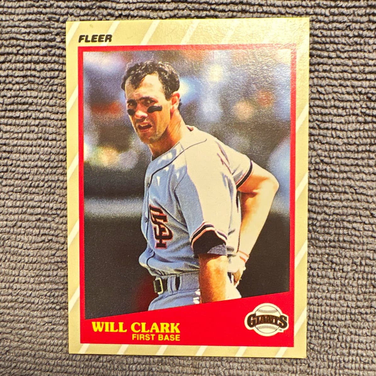Listing photo for Fleer 1989 Superstars Will Clark #8 San Francisco Giants MLB Baseball Card