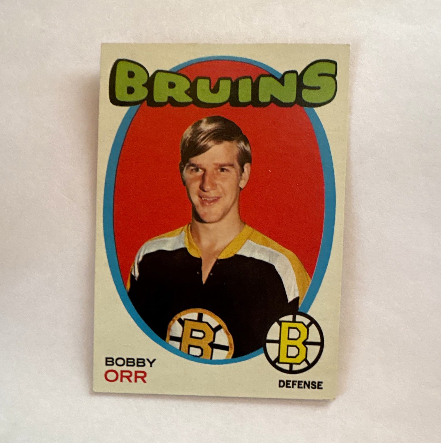 Listing photo for Topps 1971-72 Bobby Orr #100 Boston Bruins NHL Base Set Hockey Card