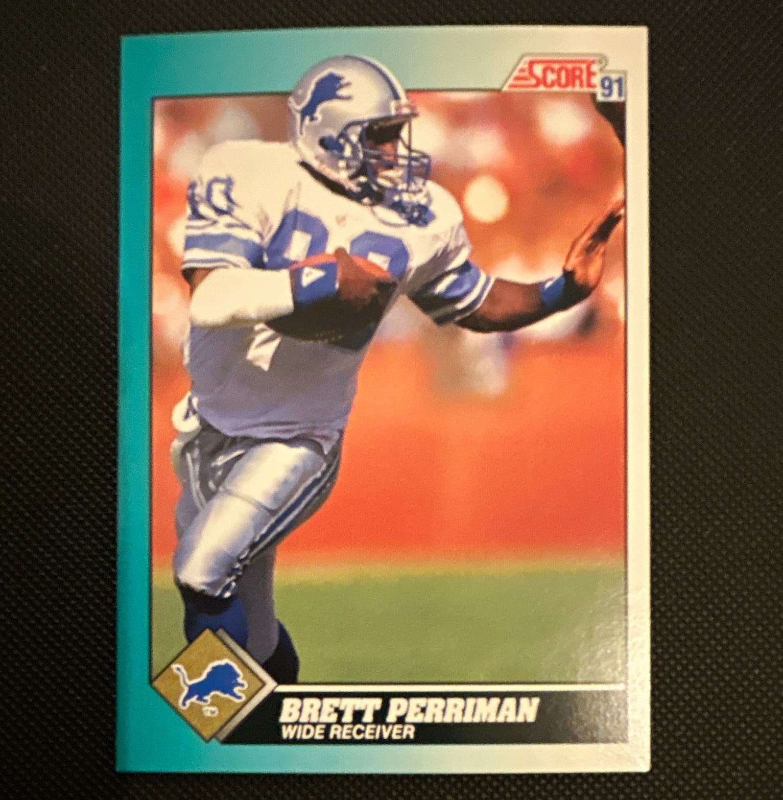 Listing photo for Score Brett Perriman #61 Detroit Lions NFL Football 1991 Base Set Card