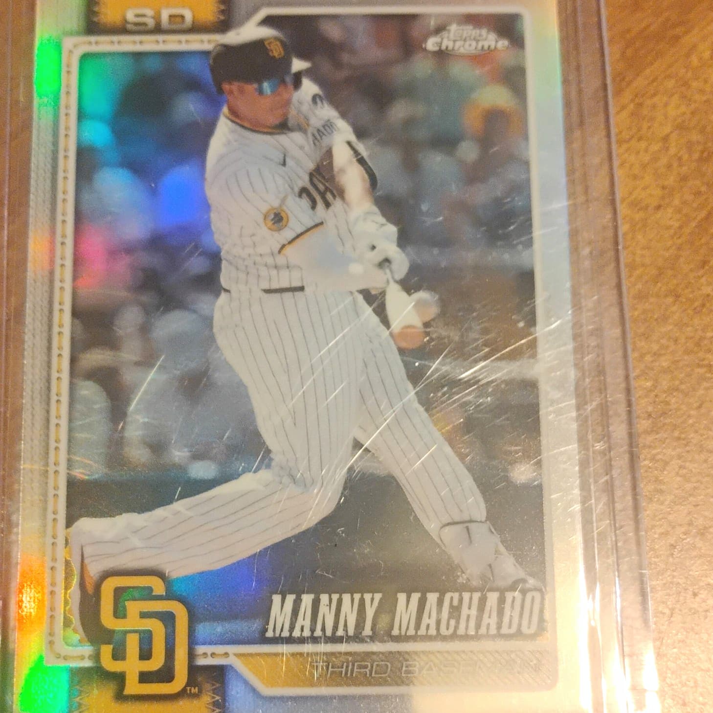 Listing photo for Topps Topps Chrome Manny Machado #154 San Diego Padres MLB Baseball Card