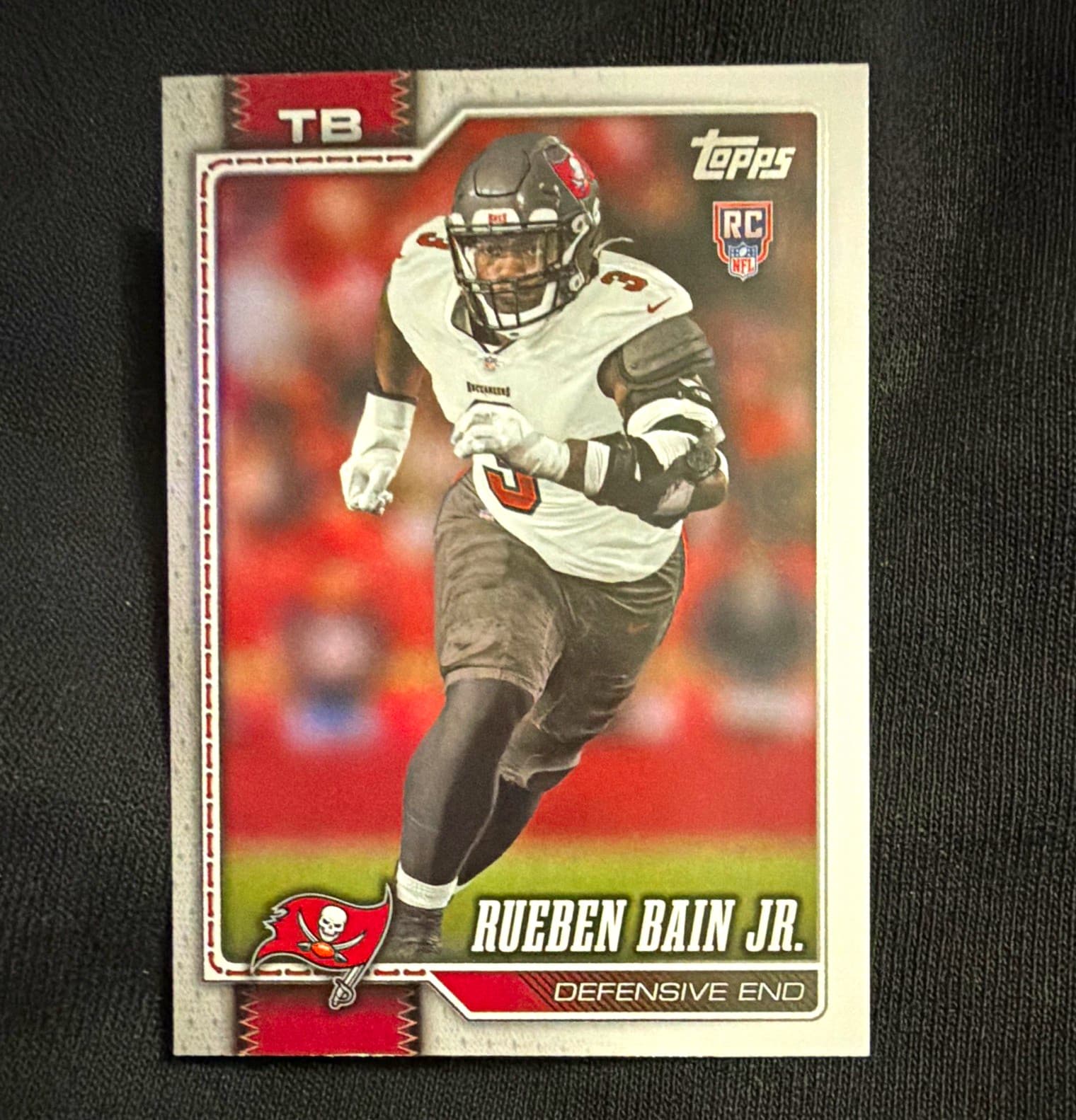 Listing photo for Topps 2026 Rueben Bain Jr. Tampa Bay Buccaneers #341 NFL Rookie Card