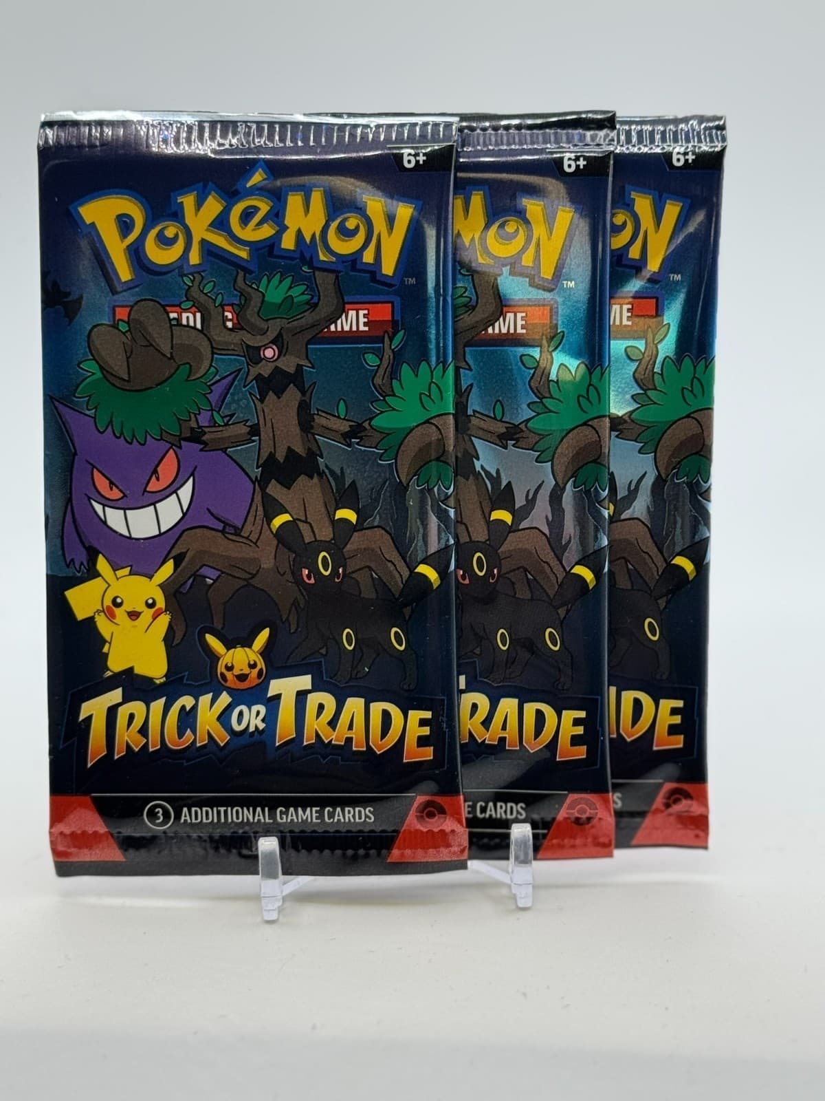 Listing photo for Pokemon 2024 Trick or Trade BOOster Bundle Pack Lot of 3 Sealed (Random Art)