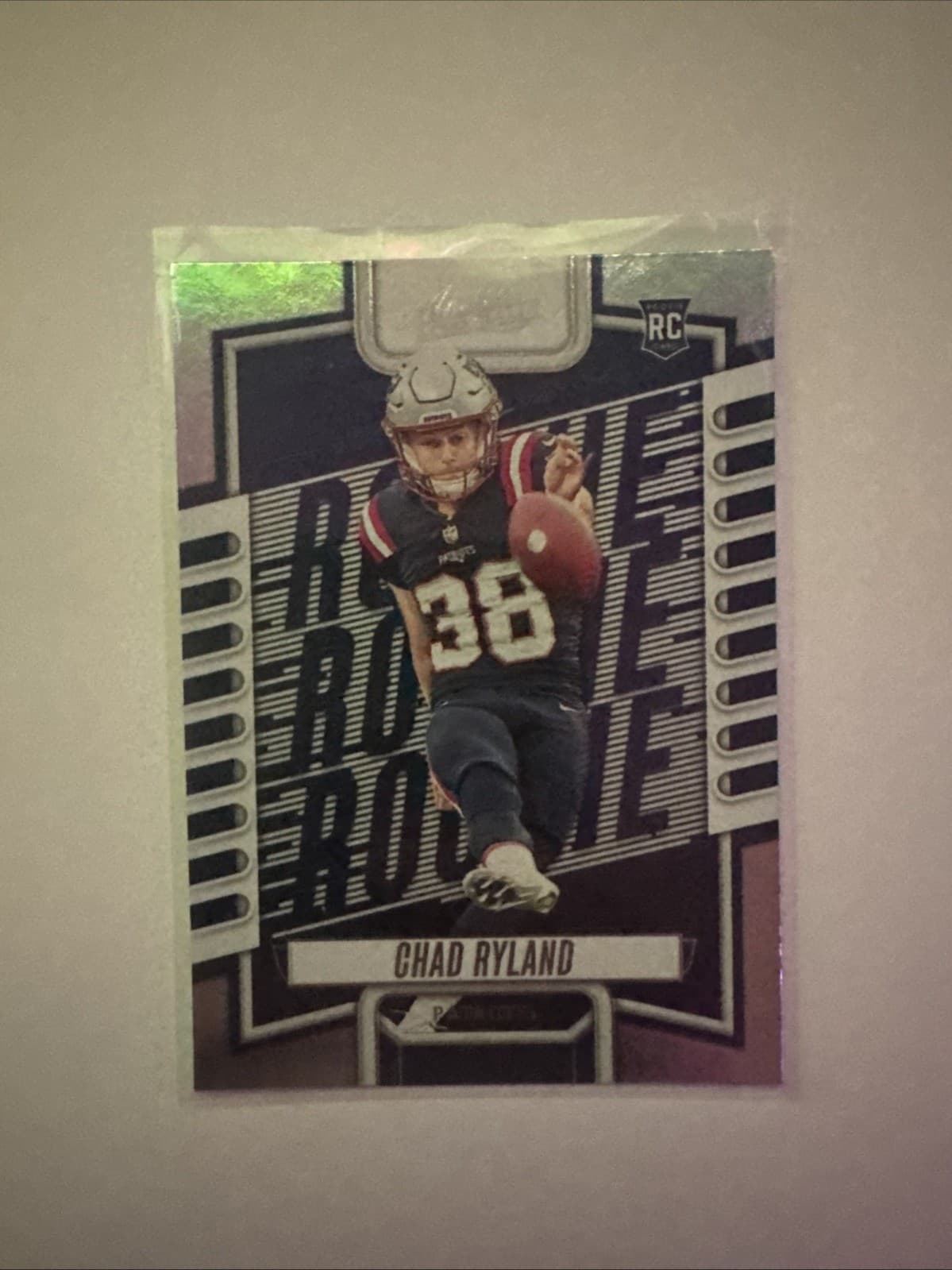 Listing photo for 2023 PANINI ABSOLUTE CHAD RYLAND BASE ROOKIE FOOTBALL CARD PATRIOTS NFL donruss