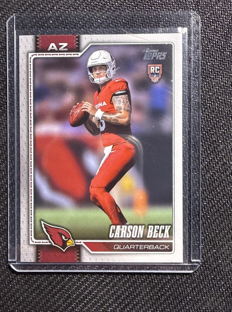 Listing photo for Topps 2026 Flagship Carson Beck Rookie RC #305 Arizona Cardinals NFL Card