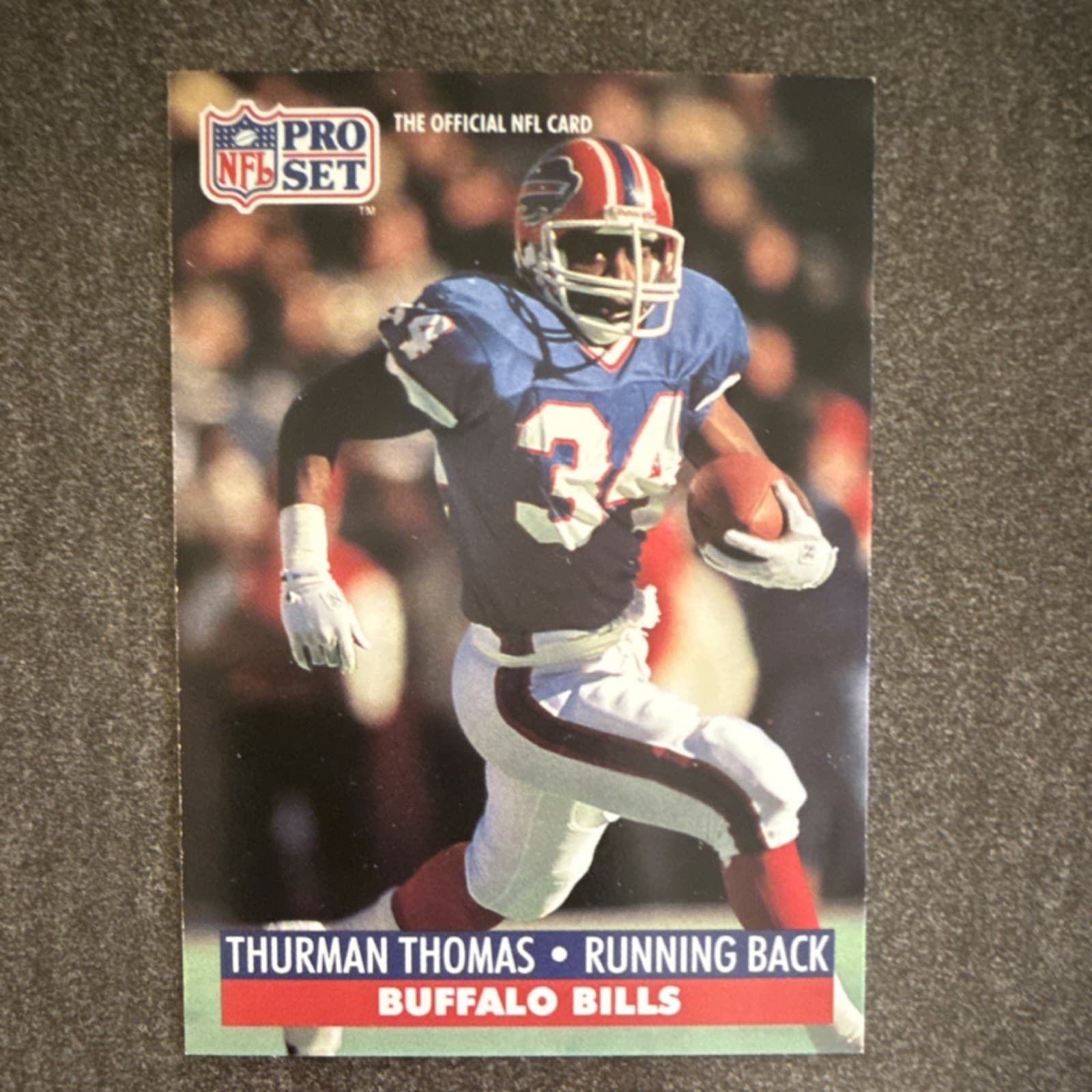 Listing photo for 1991 Pro Set Thurman Thomas #86 Buffalo Bills NFL Football Card Base Set