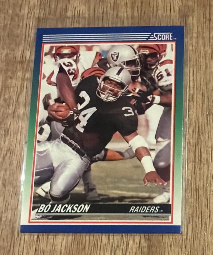 Listing photo for SCORE 1990 Score Bo Jackson #10 Los Angeles Raiders NFL Football Card