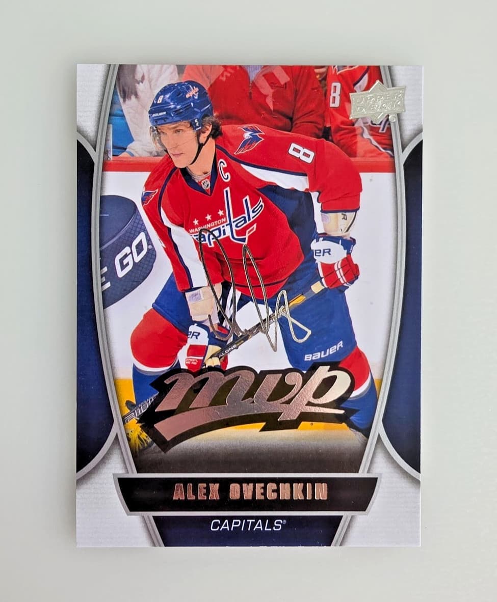 Listing photo for UPPER DECK SERIES ONE MVP 2013-2014 ALEX OVECHKIN NHL HOCKEY CARD