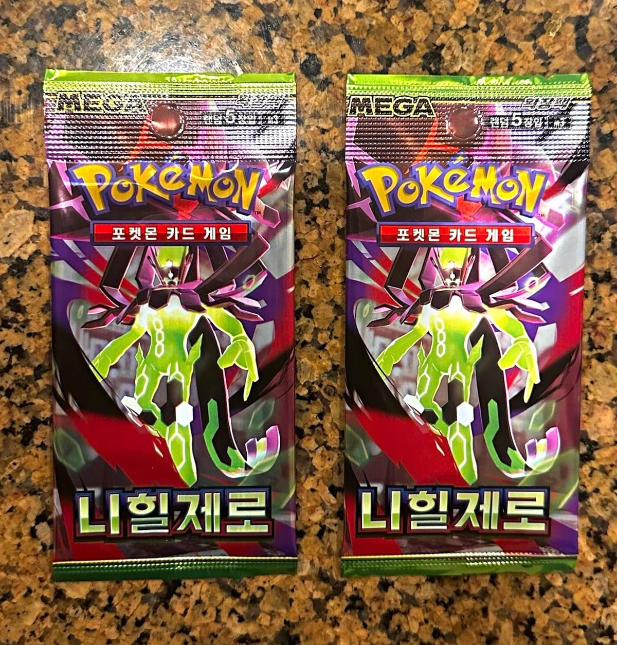 Listing photo for Pokémon Korea Pokémon TCG XY Korean Zygarde Booster Pack Lot, 2 Packs
