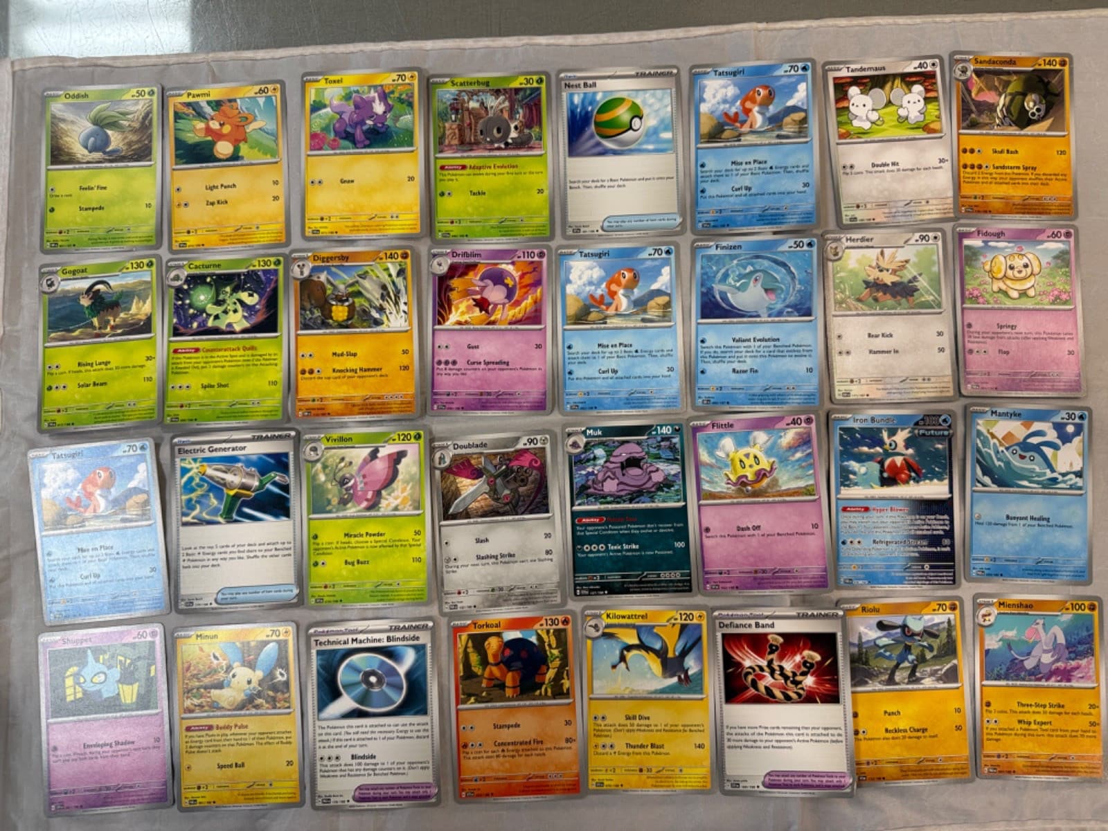 Listing photo for Pokemon cards 32 cards TCG MP BULK LOT 6