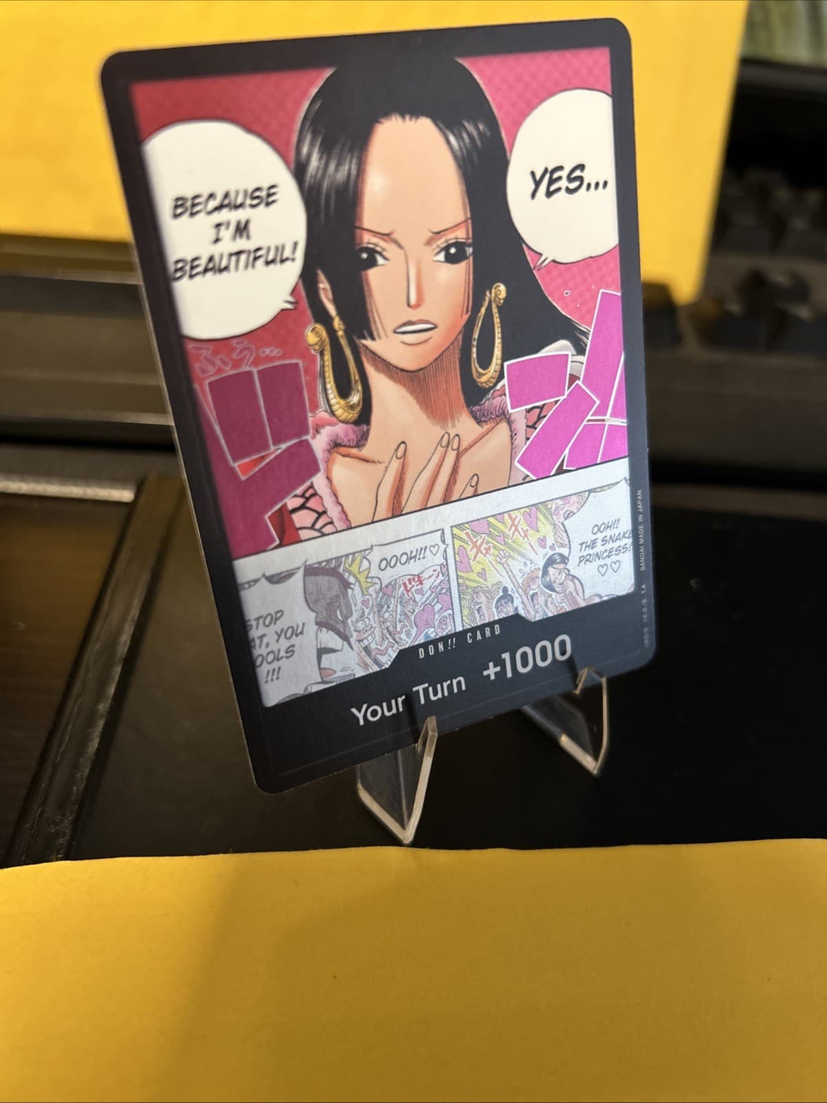 Listing photo for • Boa Hancock • Because I'm Beautiful Don Card Foil One Piece TCG NM