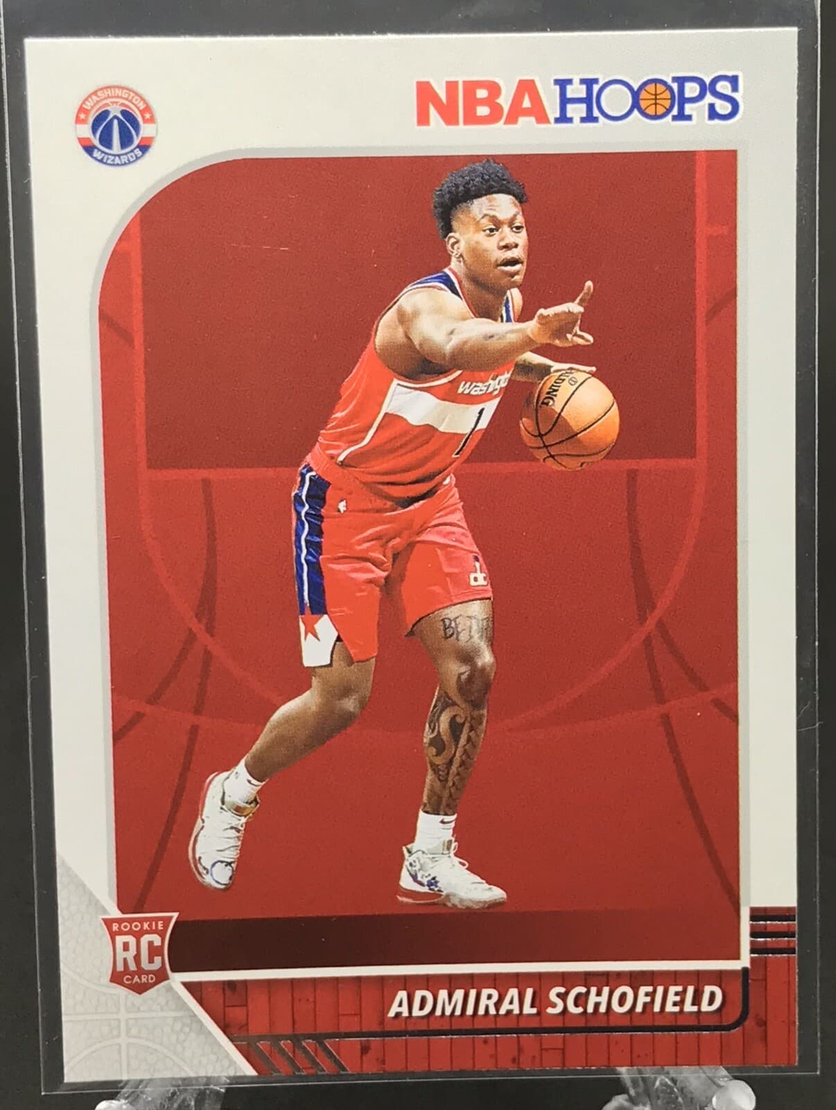 Listing photo for ADMIRAL SCHOFIELD. 2019-20 NBA Hoops RC. Card #231. Washington Wizards