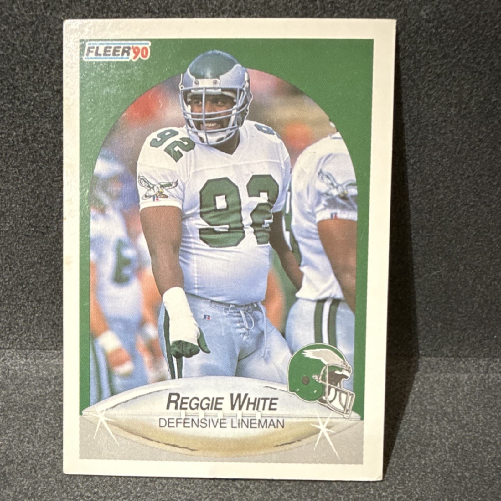 Listing photo for 1990 Fleer Reggie White #93 Philadelphia Eagles NFL Football Card Base Set