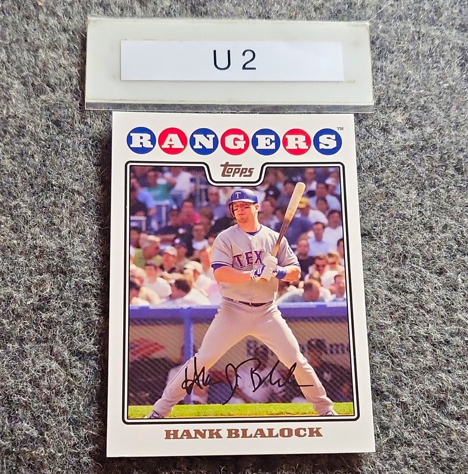 Listing photo for Topps 2008 Hank Blalock #53 - Texas Rangers MLB Baseball Trading Card