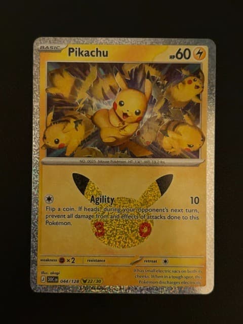 Listing photo for Pikachu 30th Celebration - 044/128 (22/30)