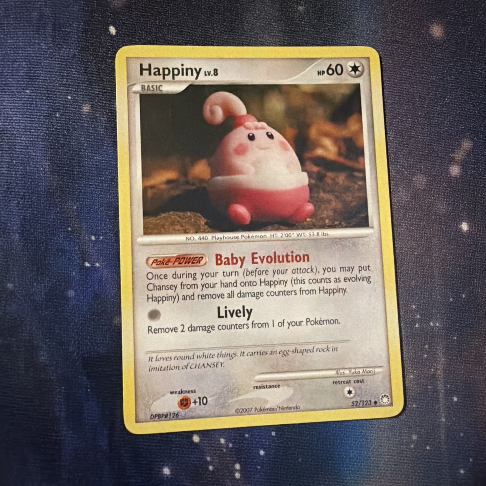 Listing photo for Happiny 52/123 Uncommon Mysterious Treasures Pokemon Lightly Played YUKA MORII