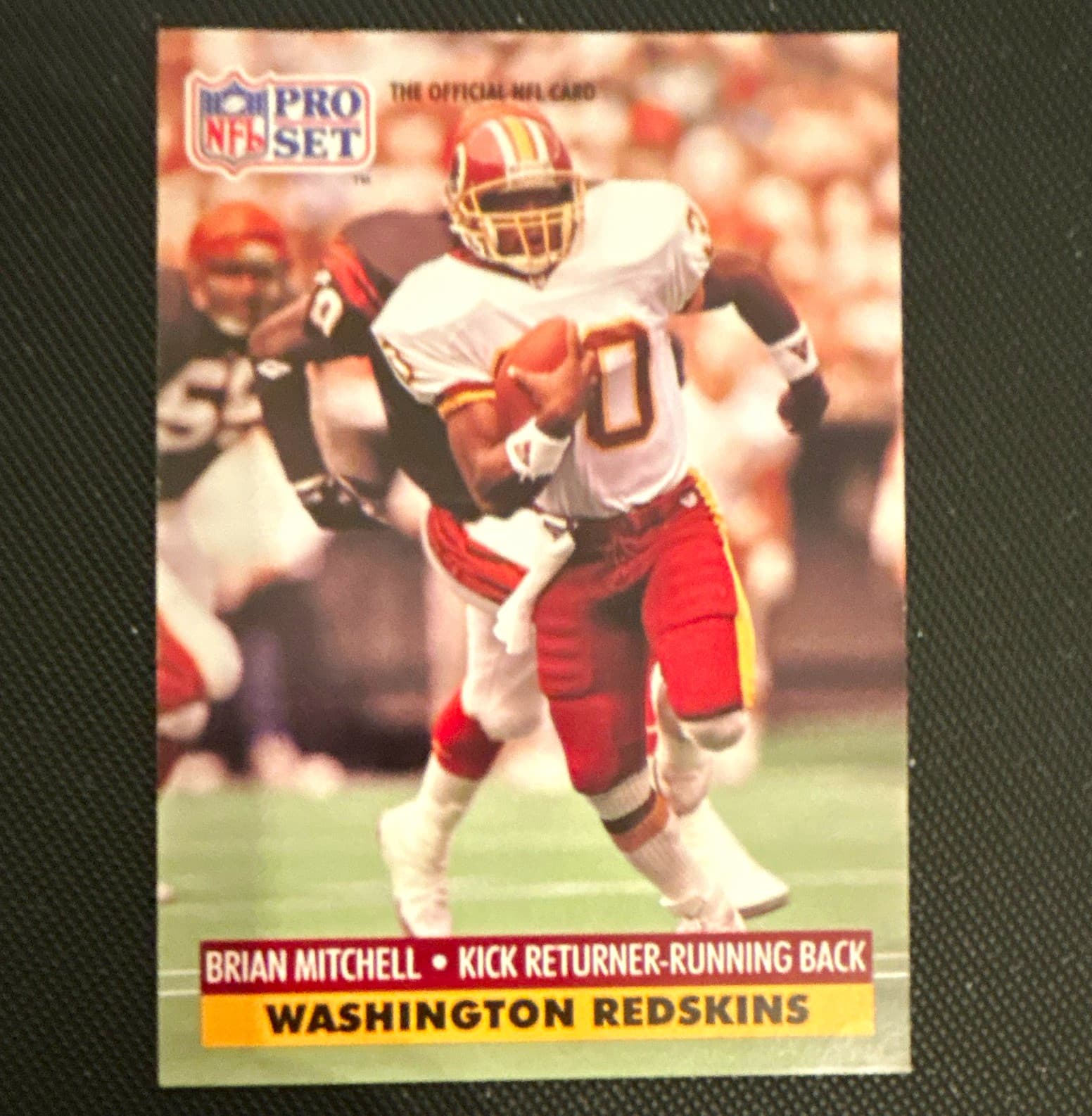 Listing photo for Pro Set Brian Mitchell #848 Washington Redskins NFL Football 1991 Base Set Card