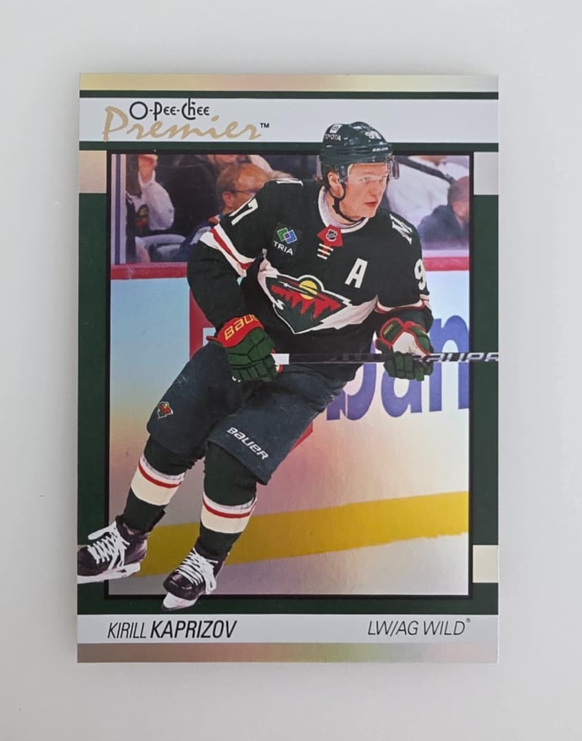 Listing photo for O-PEE-CHEE PREMIERS 2025-2026 KIRILL KAPRIZOV NHL HOCKEY CARD