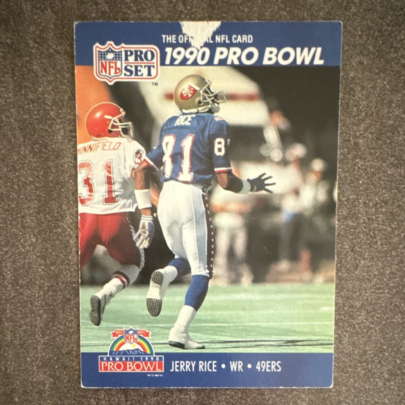 Listing photo for 1990 Pro Set Jerry Rice #411 San Francisco 49ers NFL Pro Bowl Football Card