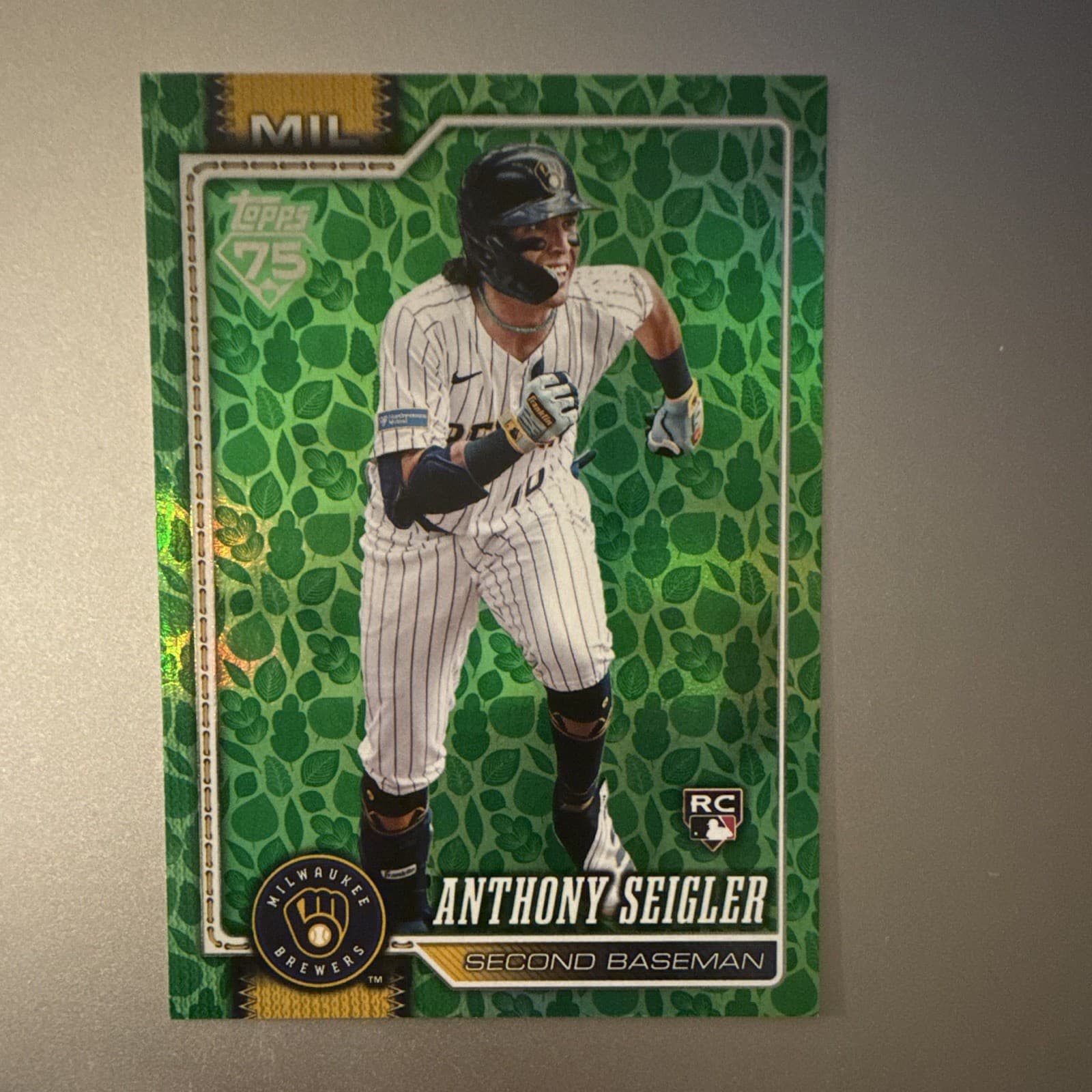 Listing photo for Topps Series 1 2026 Anthony Seigler Rookie #286 Milwaukee Brewers MLB Card