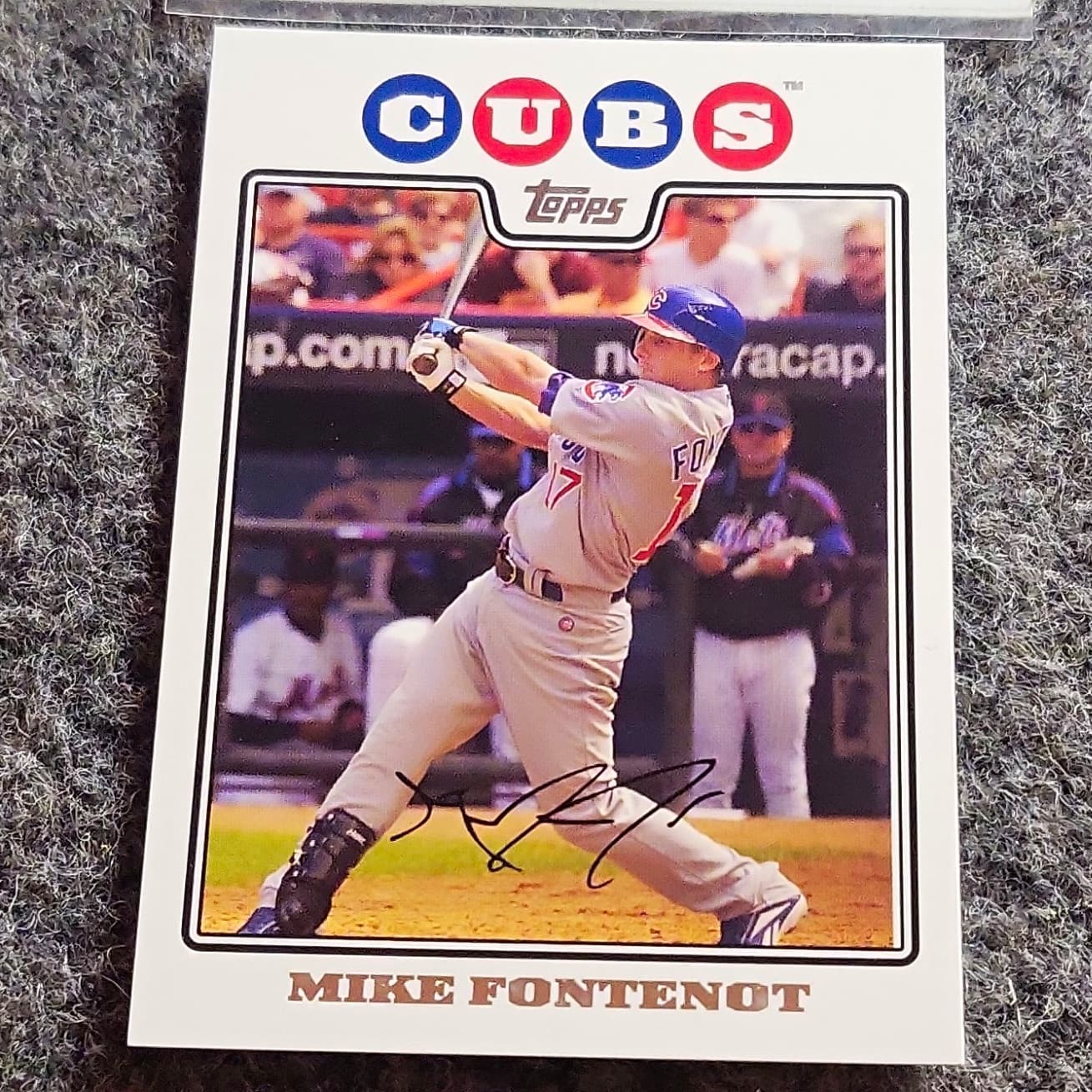 Listing photo for Topps 2008 Mike Fontenot 114 Chicago Cubs MLB Baseball Card -Base