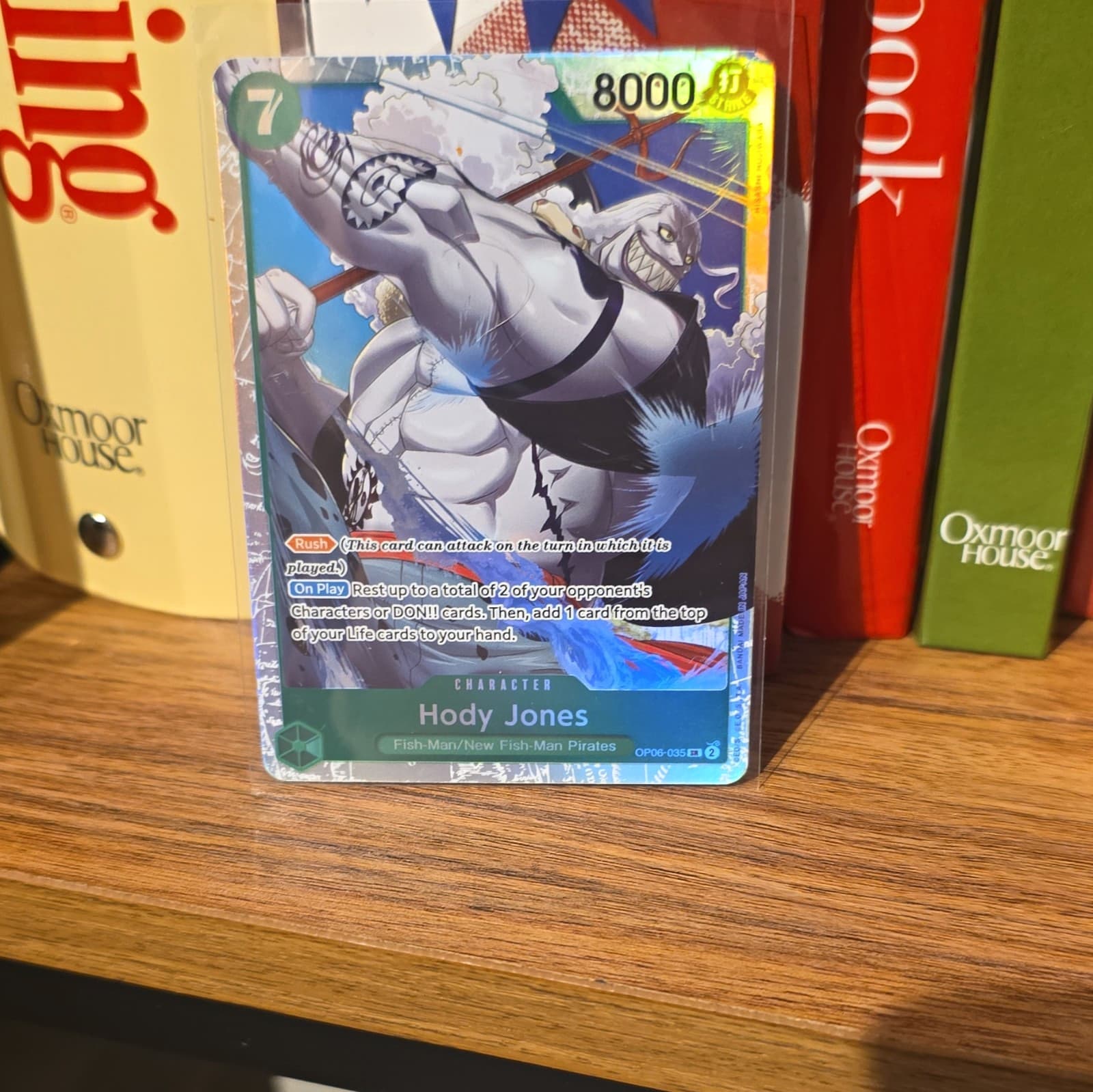 Listing photo for One Piece Card Game Hody Jones OP06-035 Character Rush 8000 Power Cost 7 EN