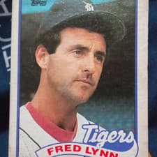 Listing photo for Topps 1989 Fred Lynn #416 Detroit Tigers MLB Baseball Sports Trading Card
