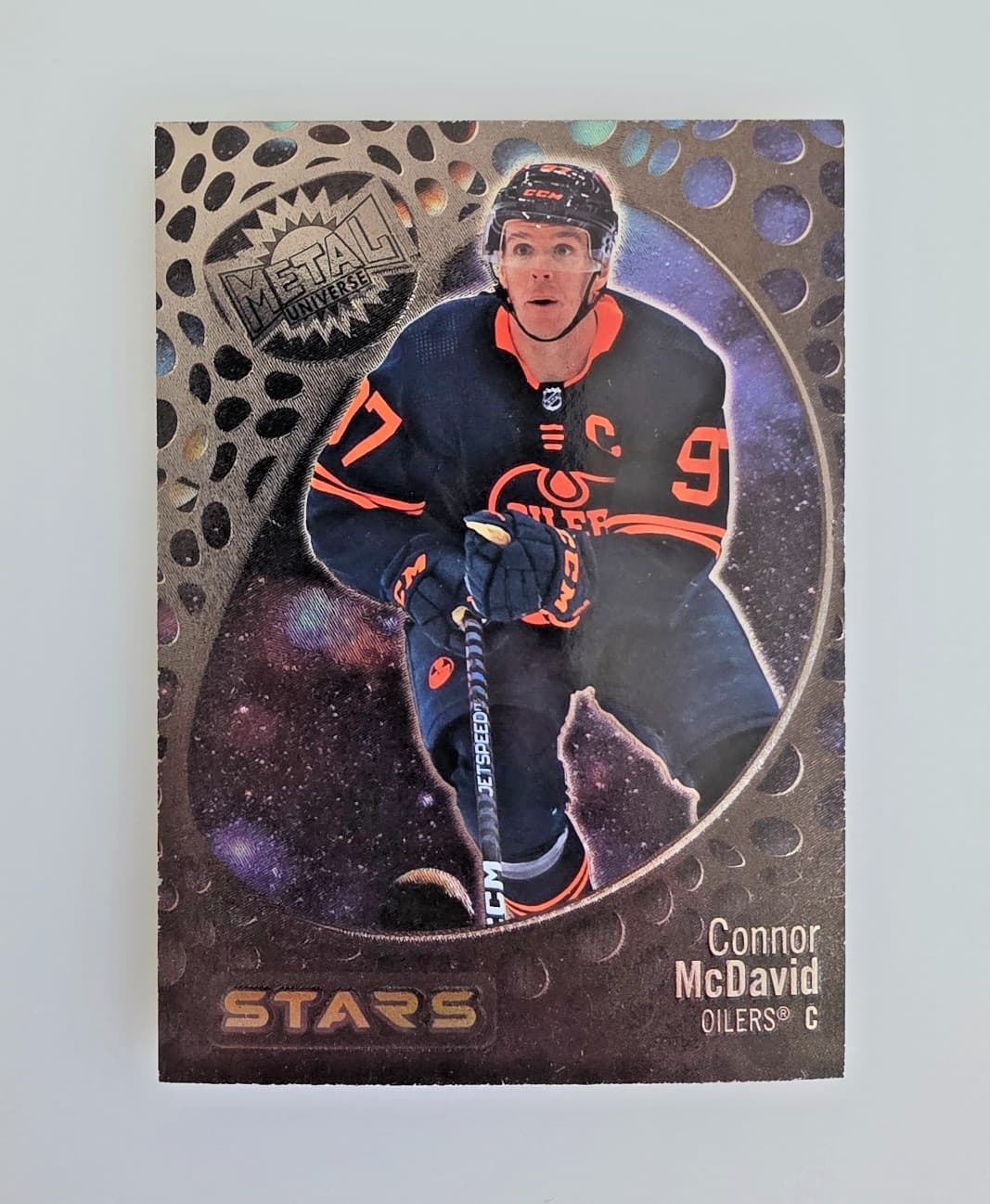 Listing photo for SKYBOX METAL UNIVERSE 2022-2023 CONNOR MCDAVID NHL HOCKEY CARD