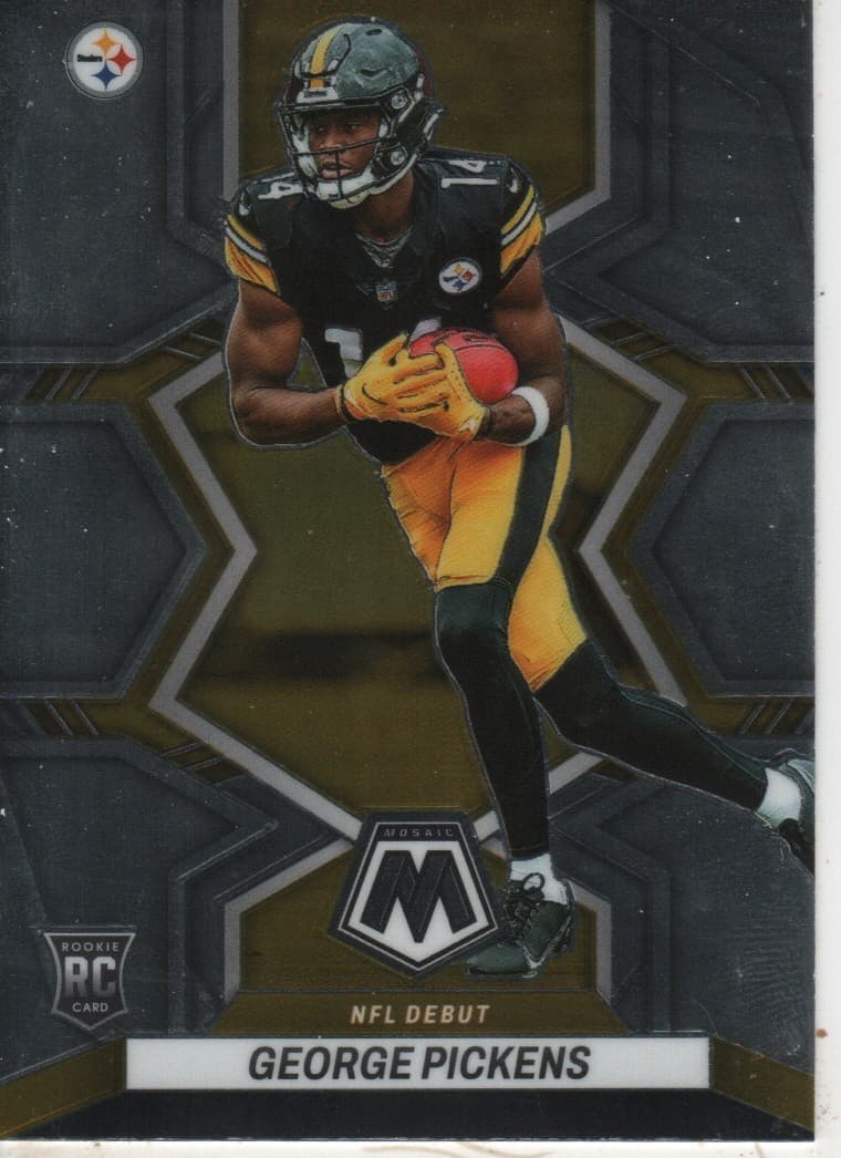 Listing photo for George Pickens 2022 Panini Mosaic Football #282 NFL Debut RC Rookie Card Sports