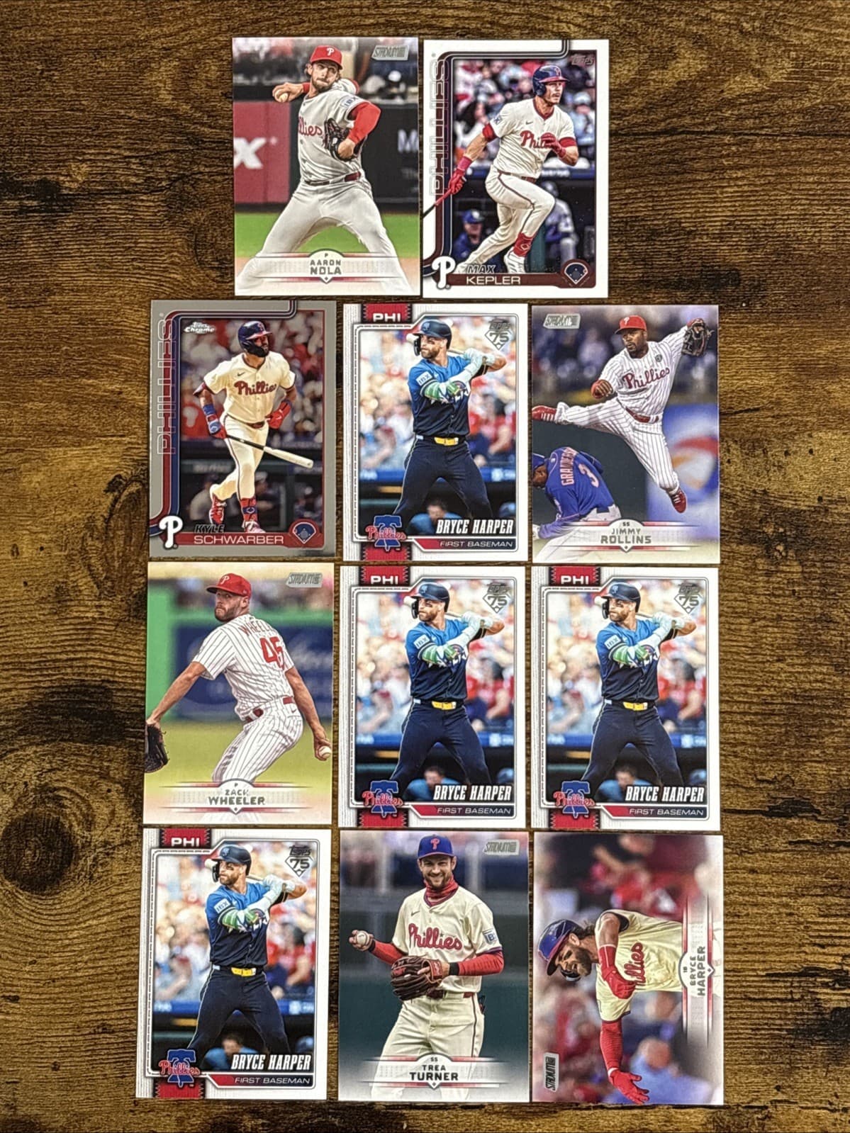 Listing photo for 2025 Topps Chrome Kyle Schwarber #31 Philadelphia Phillies MLB Baseball Card