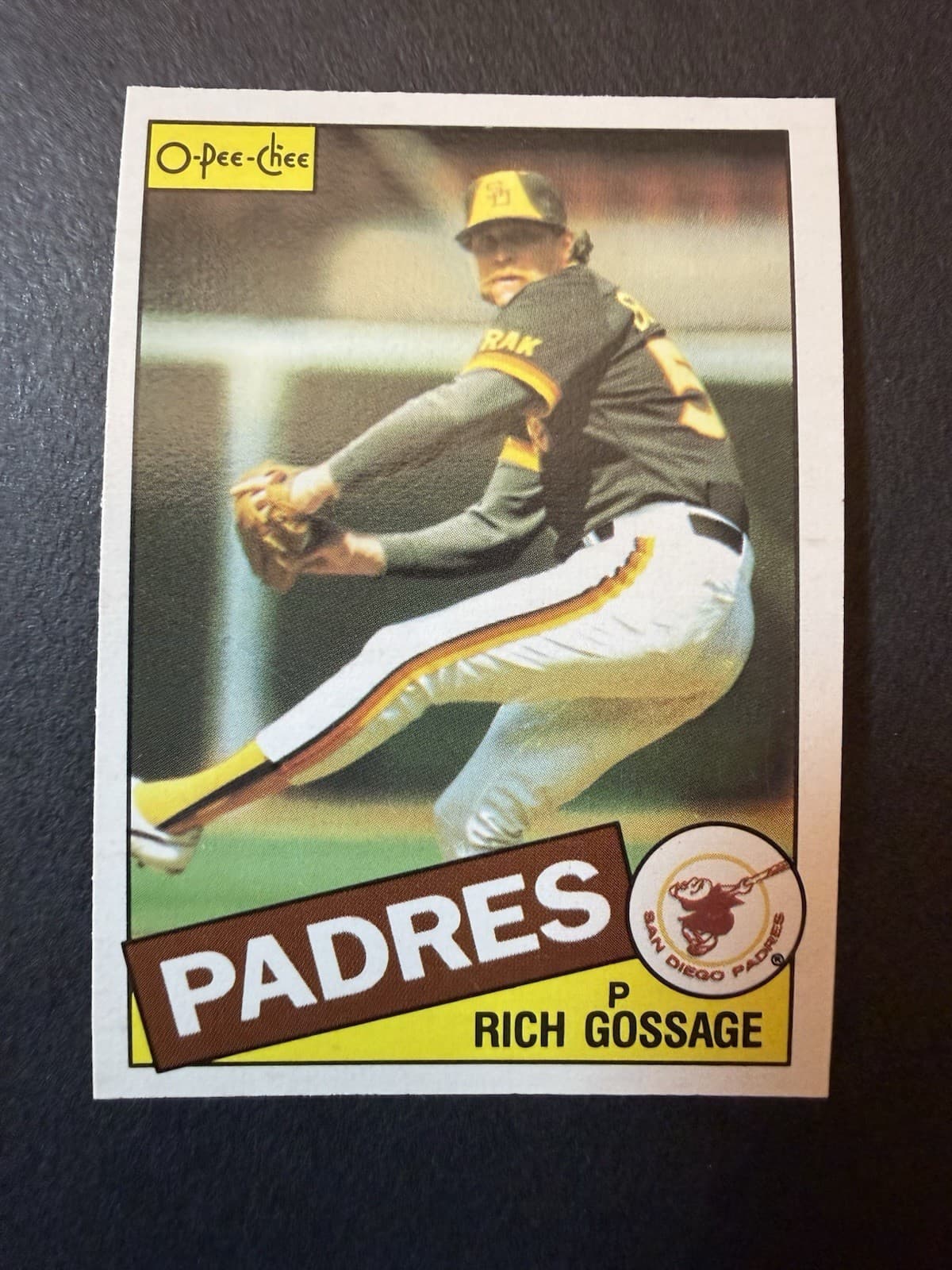 Listing photo for O-Pee-Chee 1985 Rich Gossage #90 San Diego Padres MLB Baseball Card