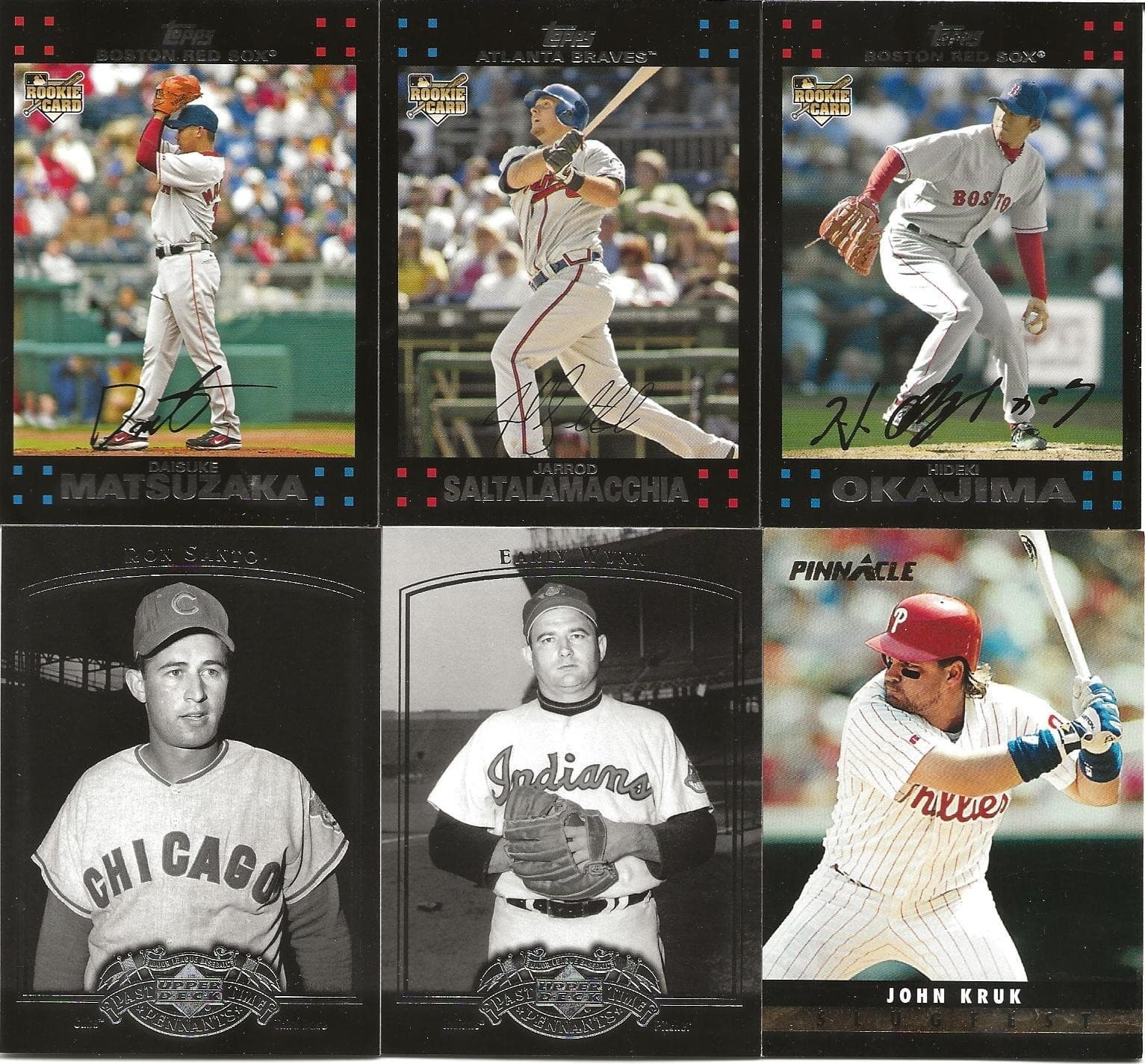 Listing photo for Various Base Cards and Inserts from Different Baseball Card Sets (56 Cards)