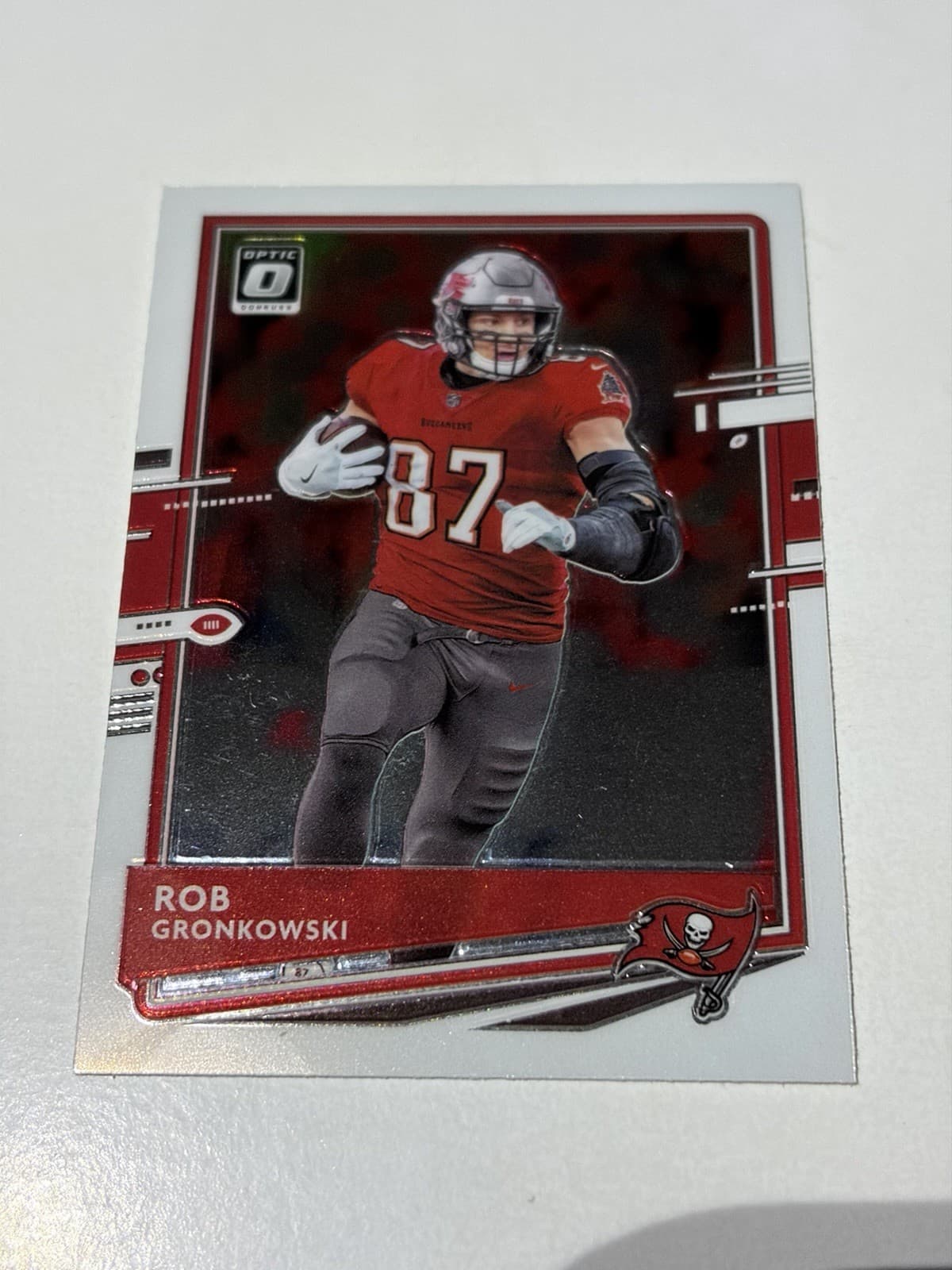Listing photo for 2020 Panini Donruss Optic #95 Rob Gronkowski NFL Trading Card Tampa Bay Bucs