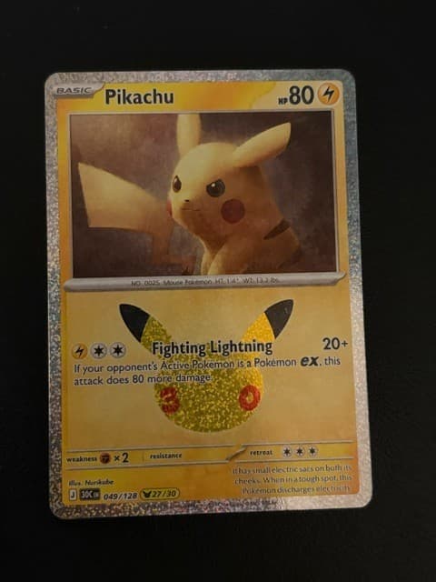 Listing photo for Pikachu 30th Celebration - 049/128 (27/30)