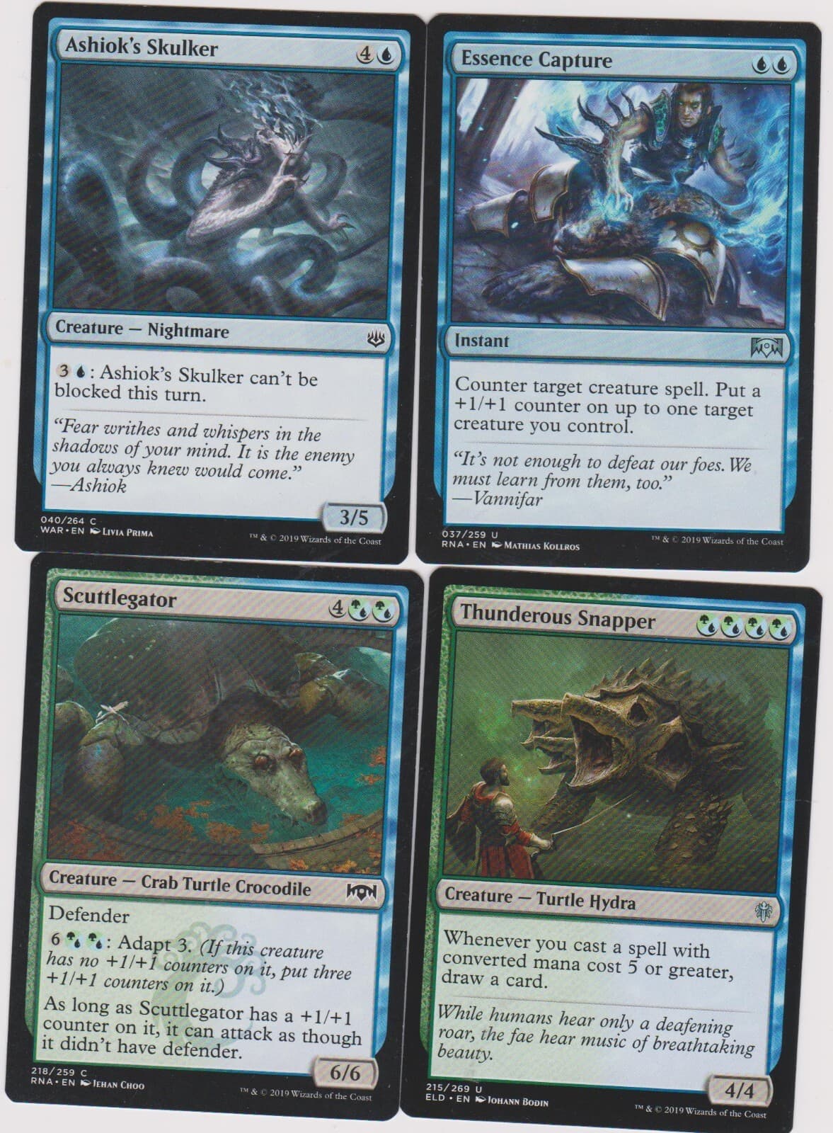 Listing photo for TURTLE MULTICOLOR DECK 40 CARDS N-MINT MTG MAGIC NEW M-46 SPECIAL $3 OFF DEAL