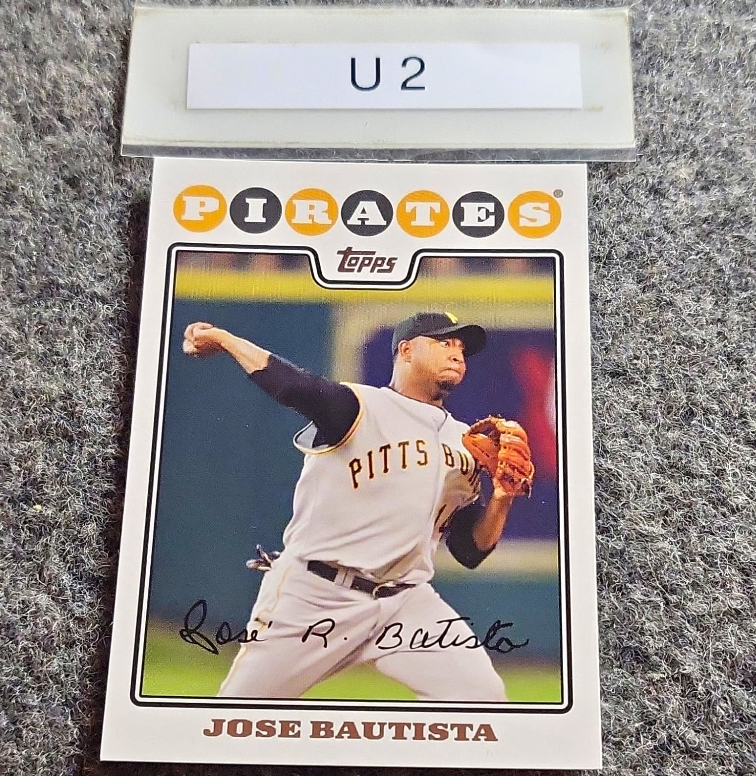Listing photo for Topps 2008 Jose Bautista #158 Pittsburgh Pirates MLB Baseball Trading Card