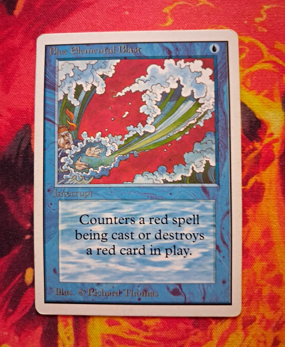 Listing photo for Wizards of the Coast MTG Blue Elemental Blast Interrupt Blue Unlimited