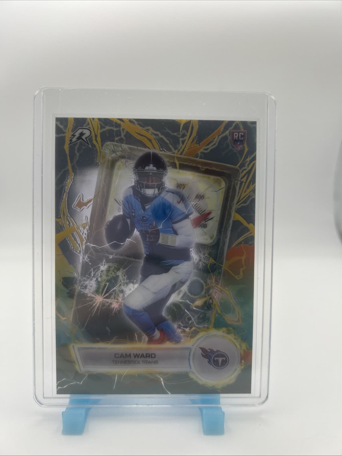 Listing photo for 2026 NFL Topps Resurgence Cam Ward Voltaic Refractor Rookie Card Titans RC