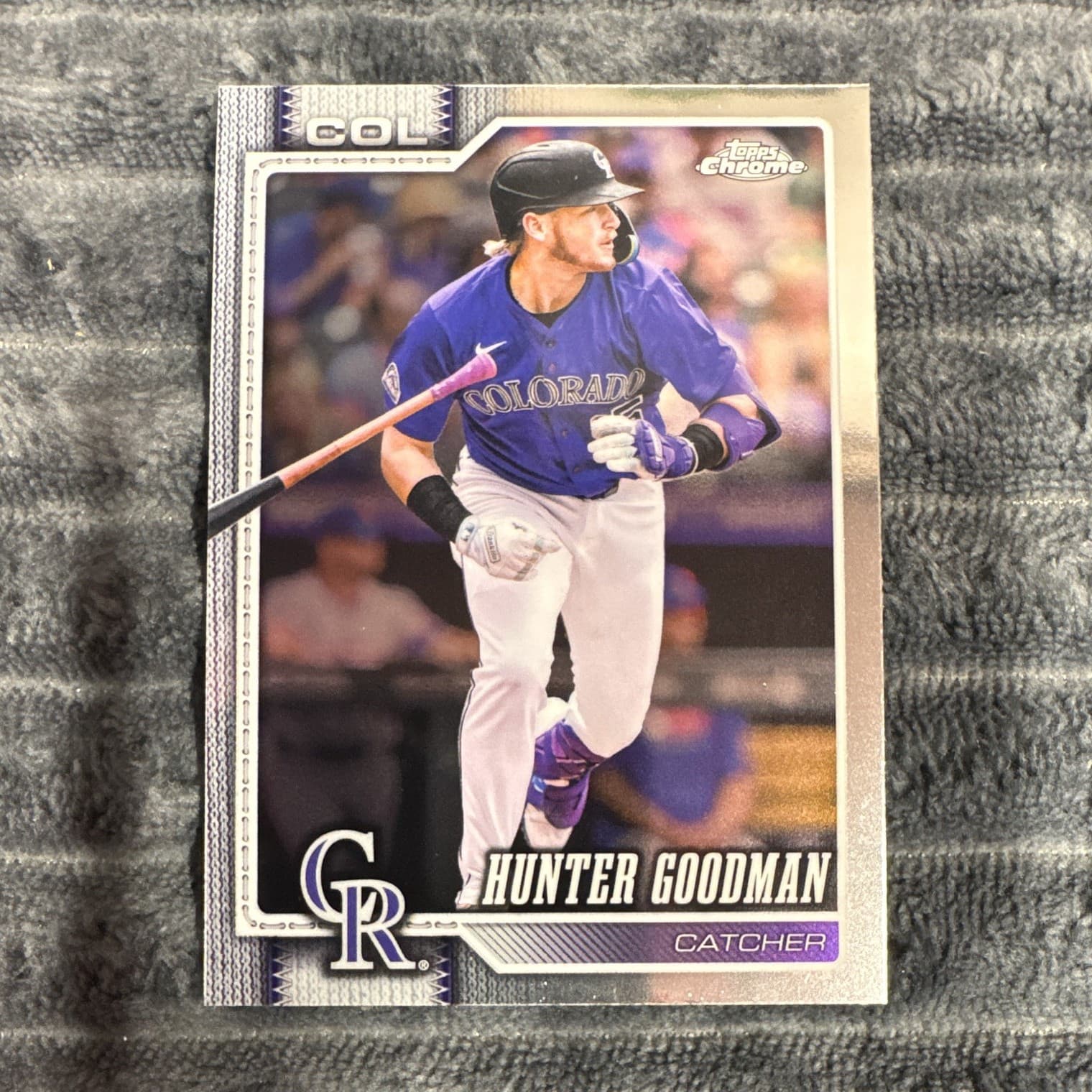 Listing photo for Topps Chrome 2026 Baseball #207 Hunter Goodman Colorado Rockies Trading Card