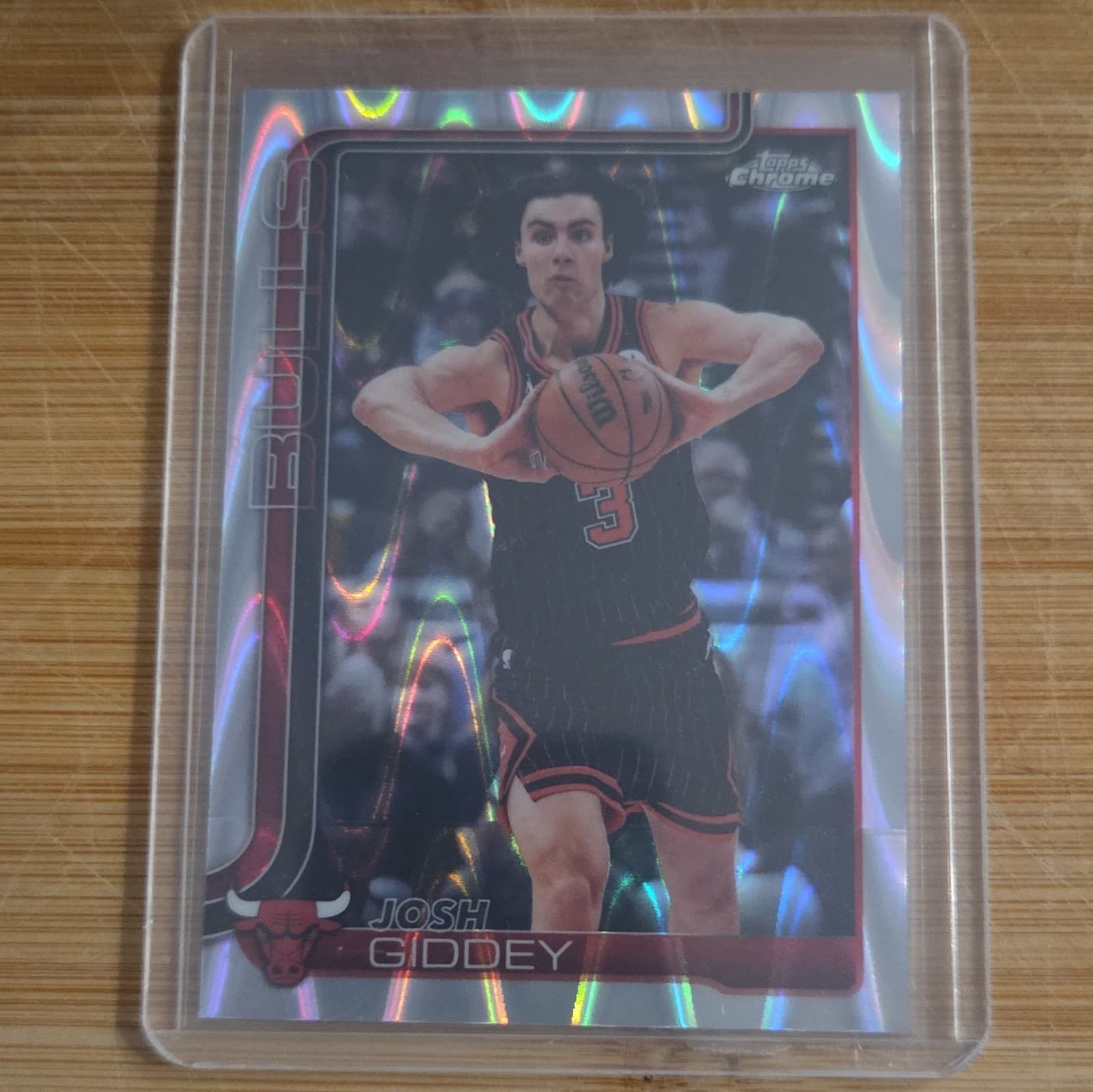 Listing photo for Topps Chrome 2026 Josh Giddey Chicago Bulls NBA Basketball Card #118 Raywave