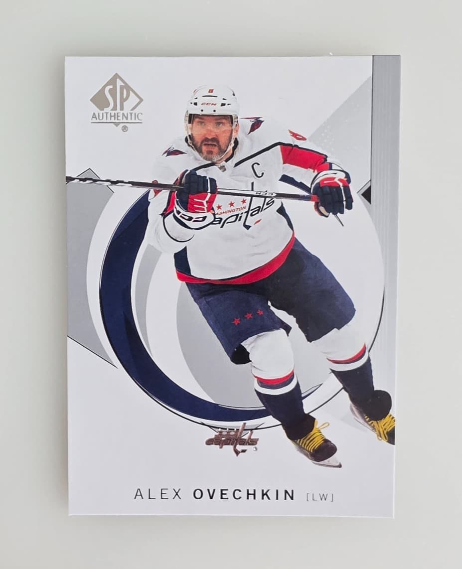 Listing photo for SP AUTHENTIC 2024-2025 ALEX OVECHKIN NHL HOCKEY CARD