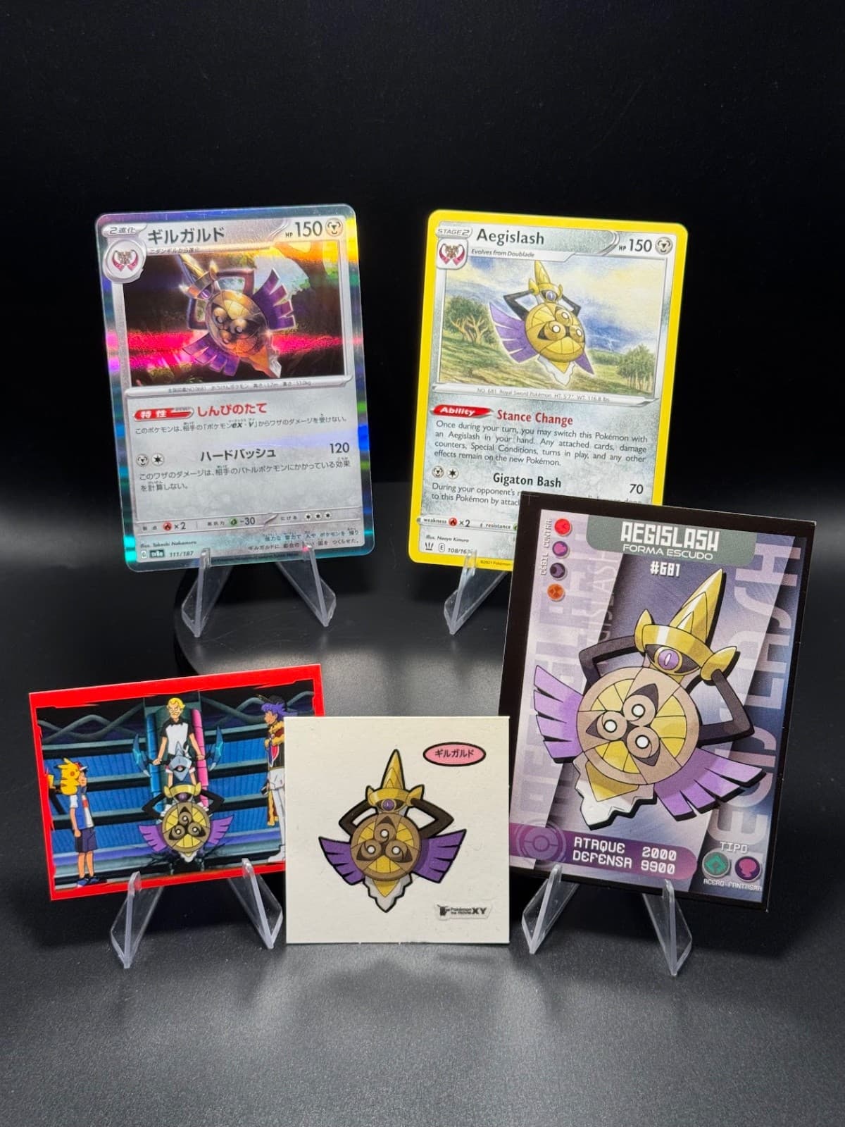 Listing photo for Pokemon Aegislash Set of 5 - Aegislash #681 Peru/NON-TCG Cards & Stickers