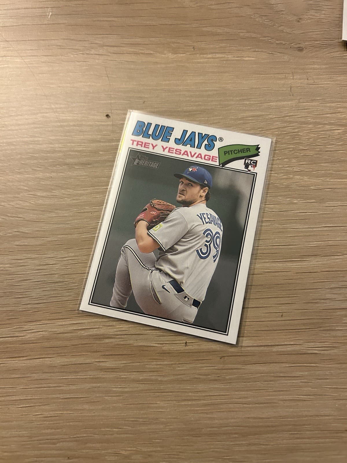 Listing photo for Topps 2019 #245 Trey Yesavage Rookie Toronto Blue Jays MLB Base Set Card