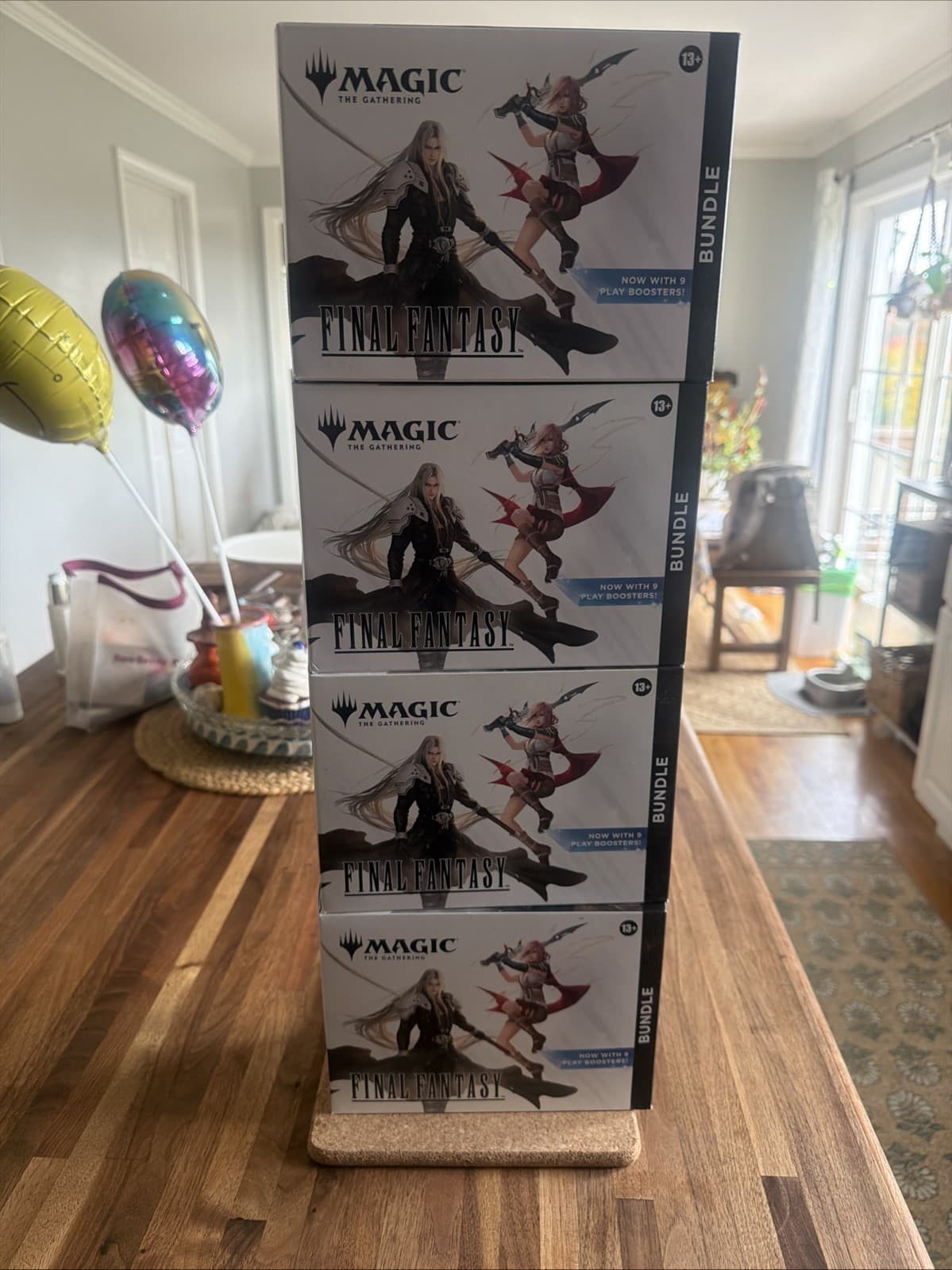 Listing photo for Magic the Gathering Final Fantasy Bundle Sealed With 9 Boosters.